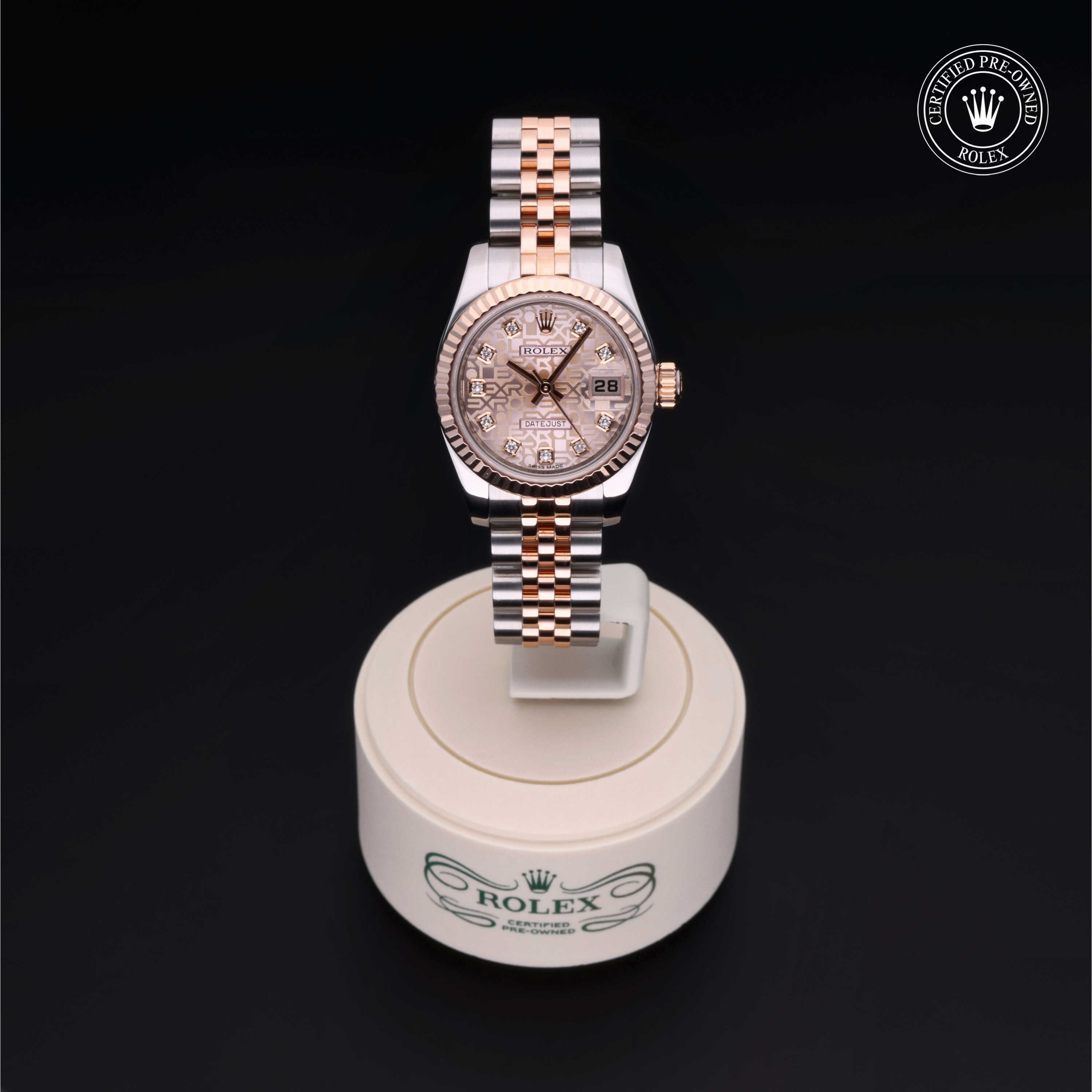 Rolex Lady-Datejust in Rolesor 18 Carat Red M179171-0025 at Heller Jewelers