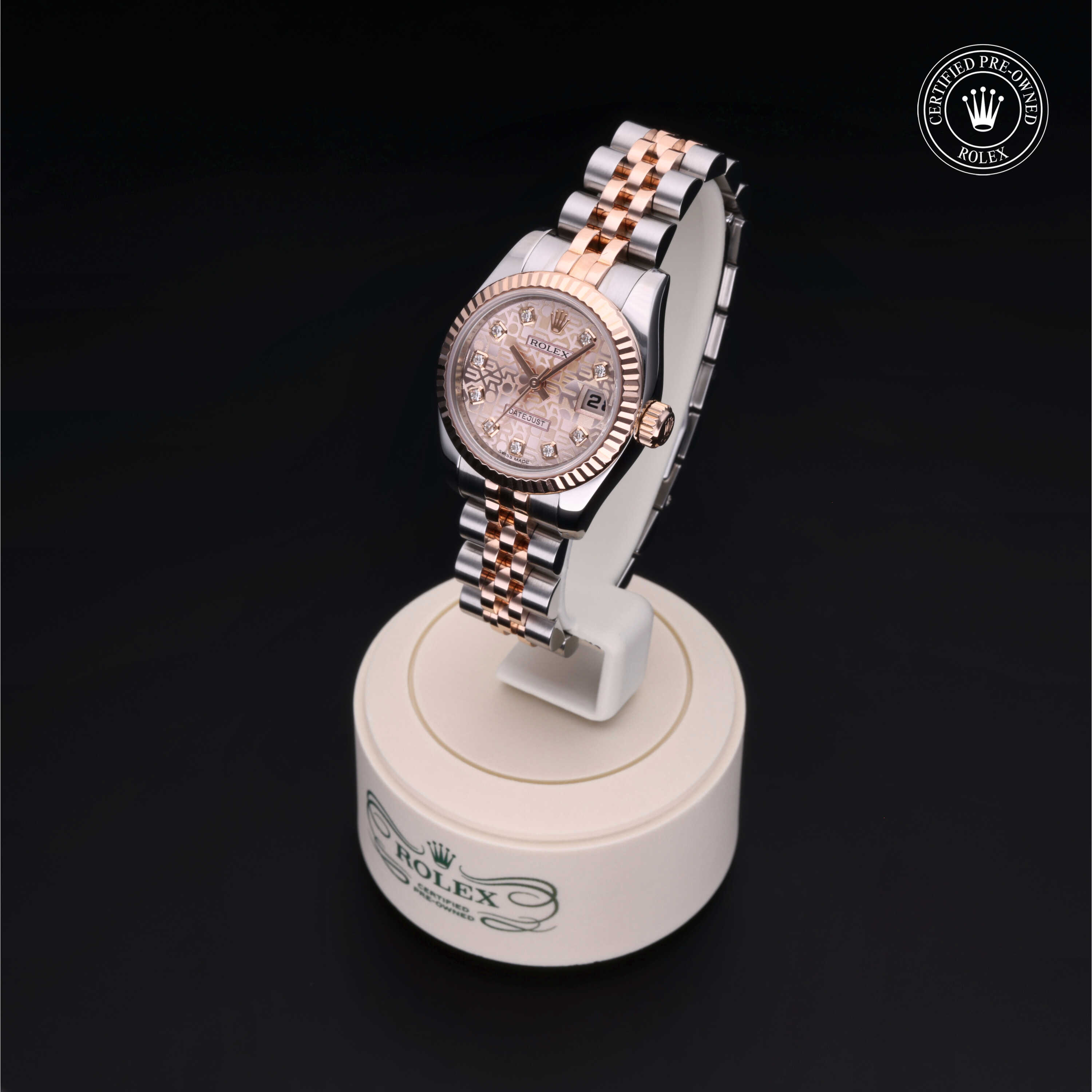 Rolex Lady-Datejust in Rolesor 18 Carat Red M179171-0025 at Heller Jewelers