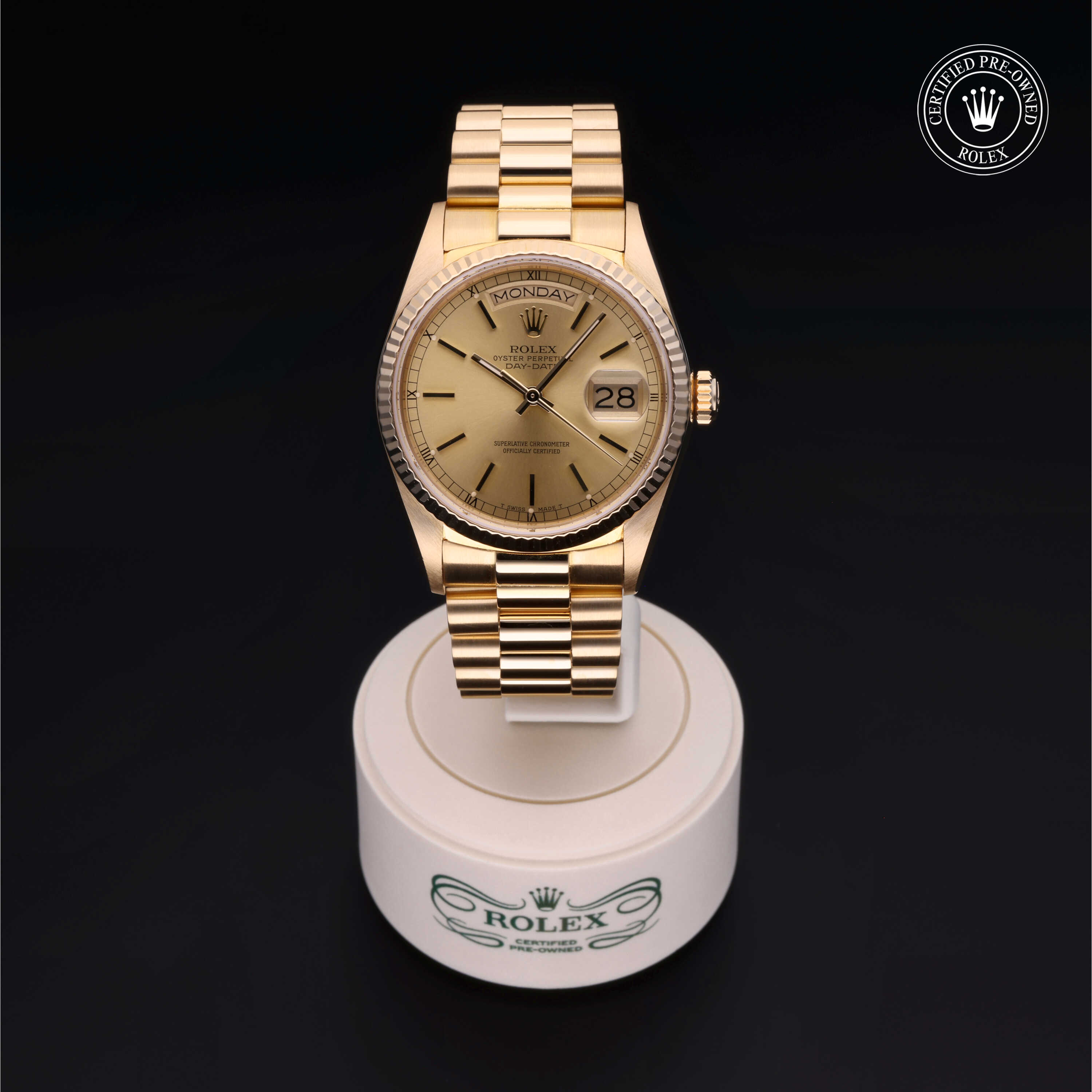 Rolex Day-Date in Gold 18 Carat Yellow  at Heller Jewelers