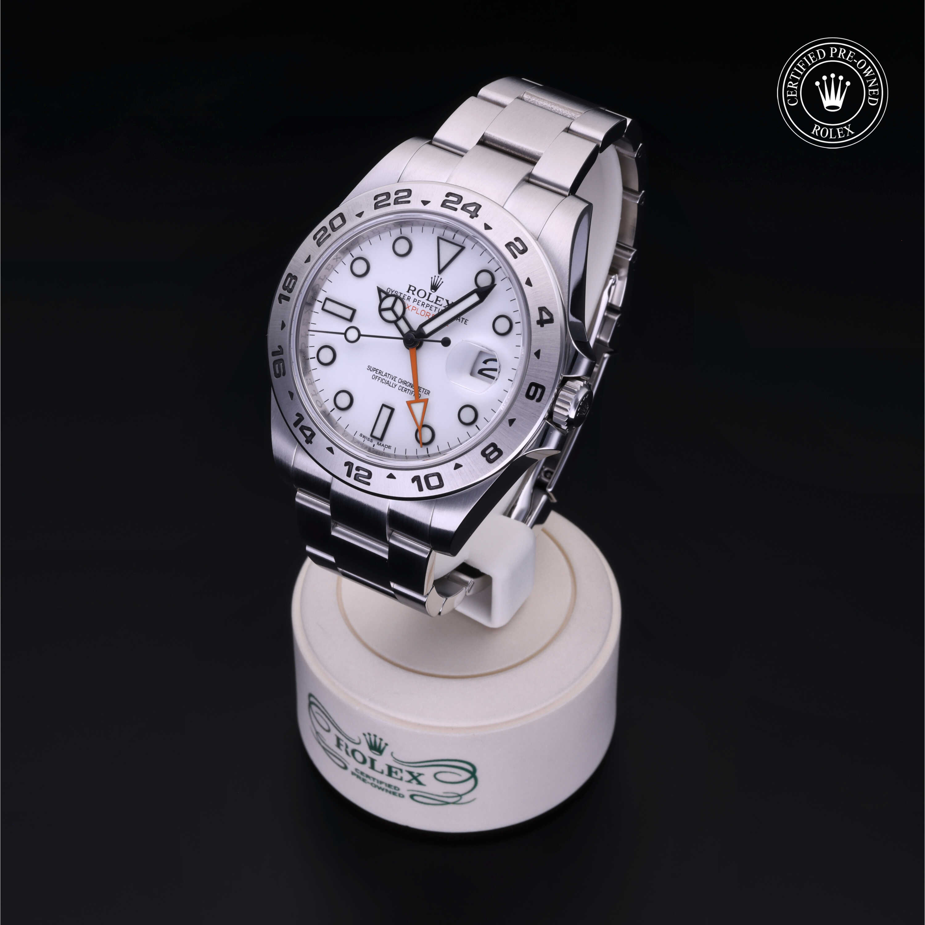 Rolex Explorer II in Steel M216570-0001 at Heller Jewelers