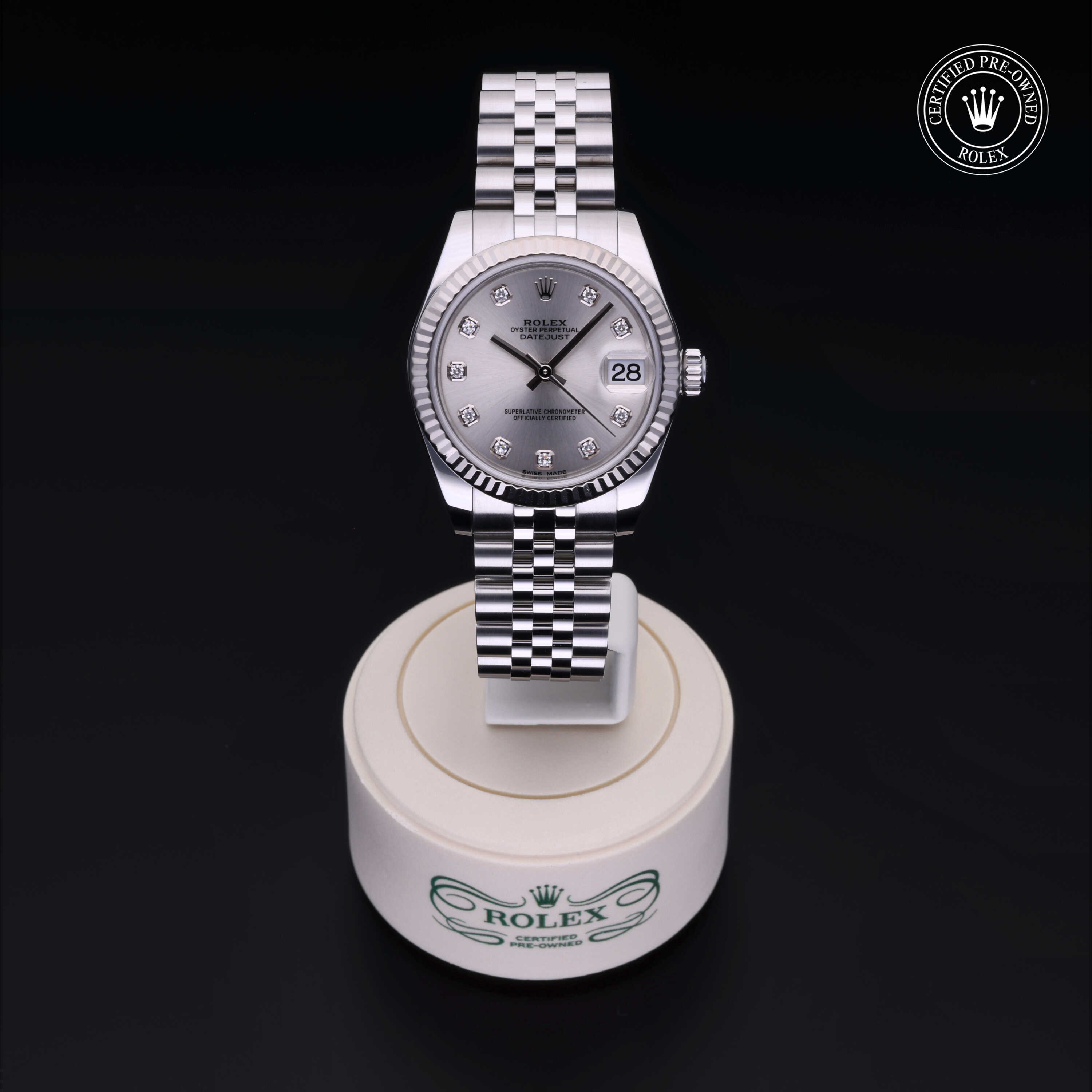 Rolex Datejust in Rolesor 18 Carat White M178274-0018 at Heller Jewelers