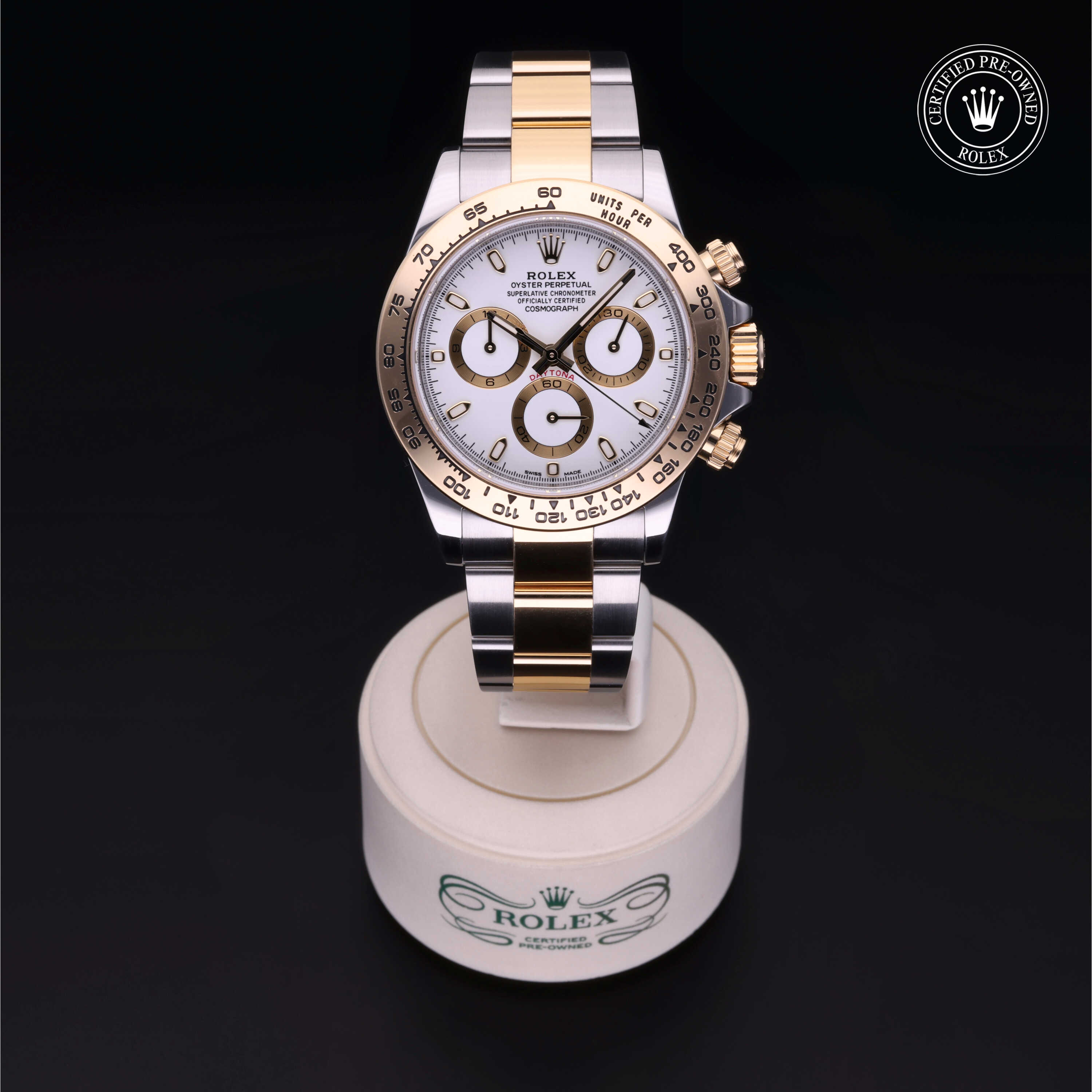 Rolex Cosmograph Daytona in Rolesor 18 Carat Yellow M116503-0001 at Heller Jewelers