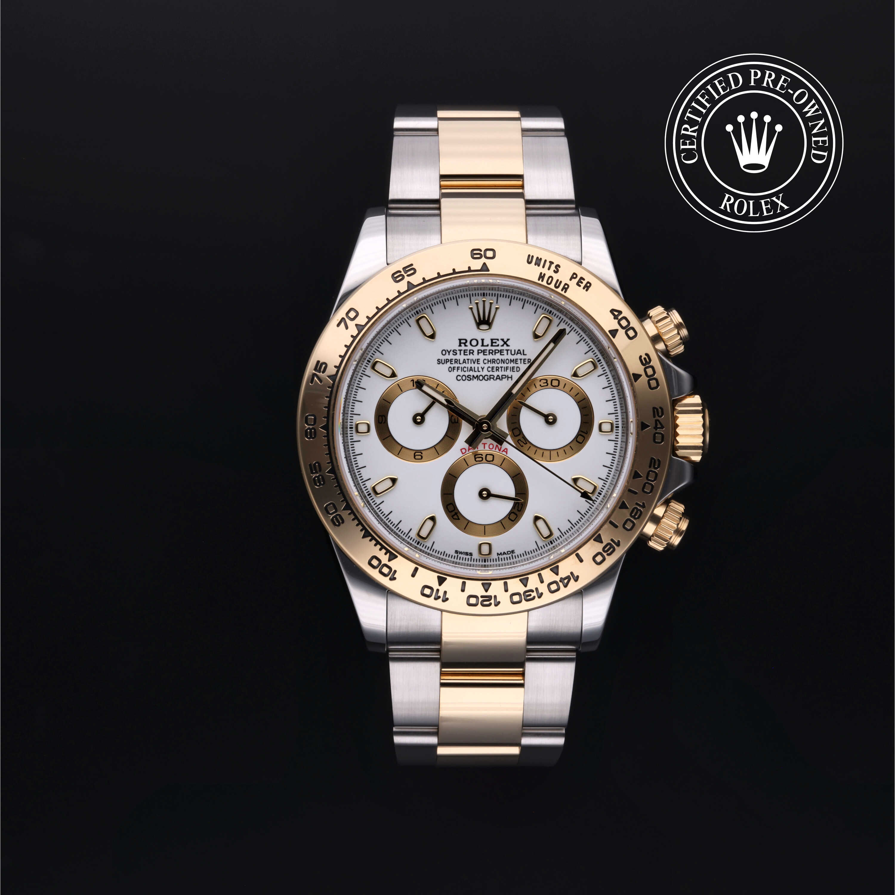 Rolex Cosmograph Daytona in Rolesor 18 Carat Yellow M116503-0001 at Heller Jewelers