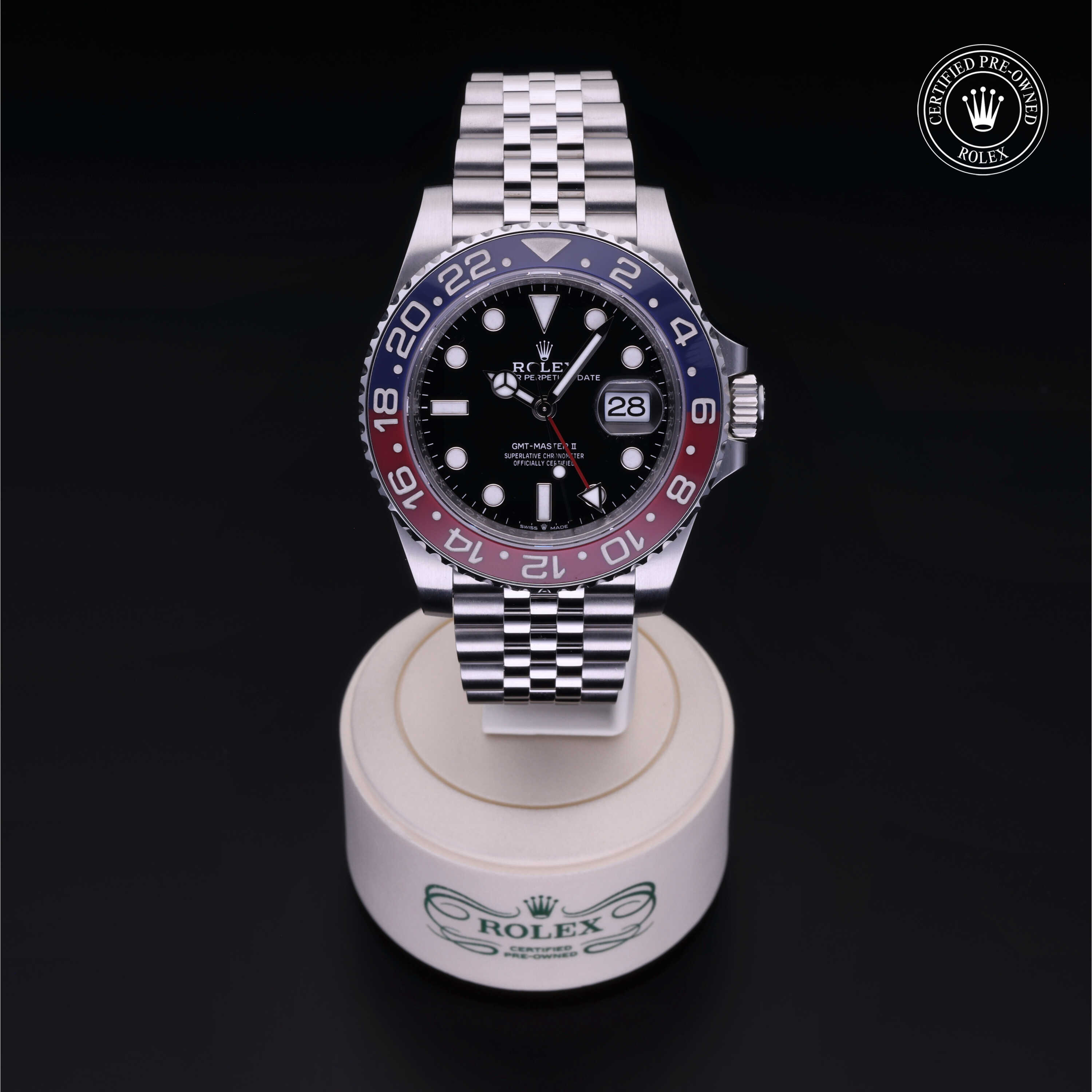 Rolex GMT-Master II in Steel M126710BLRO-0001 at Heller Jewelers