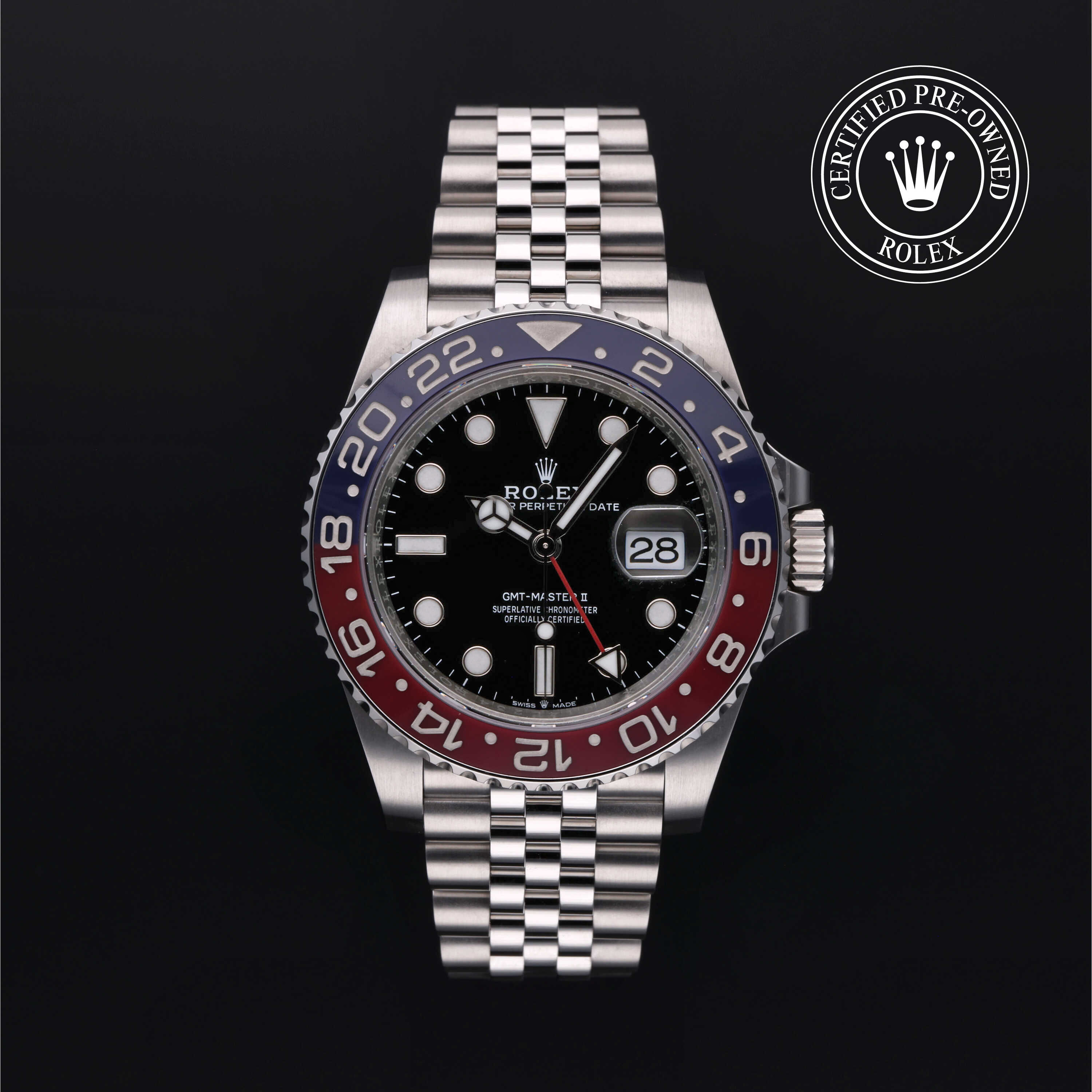 Rolex GMT-Master II in Steel M126710BLRO-0001 at Heller Jewelers