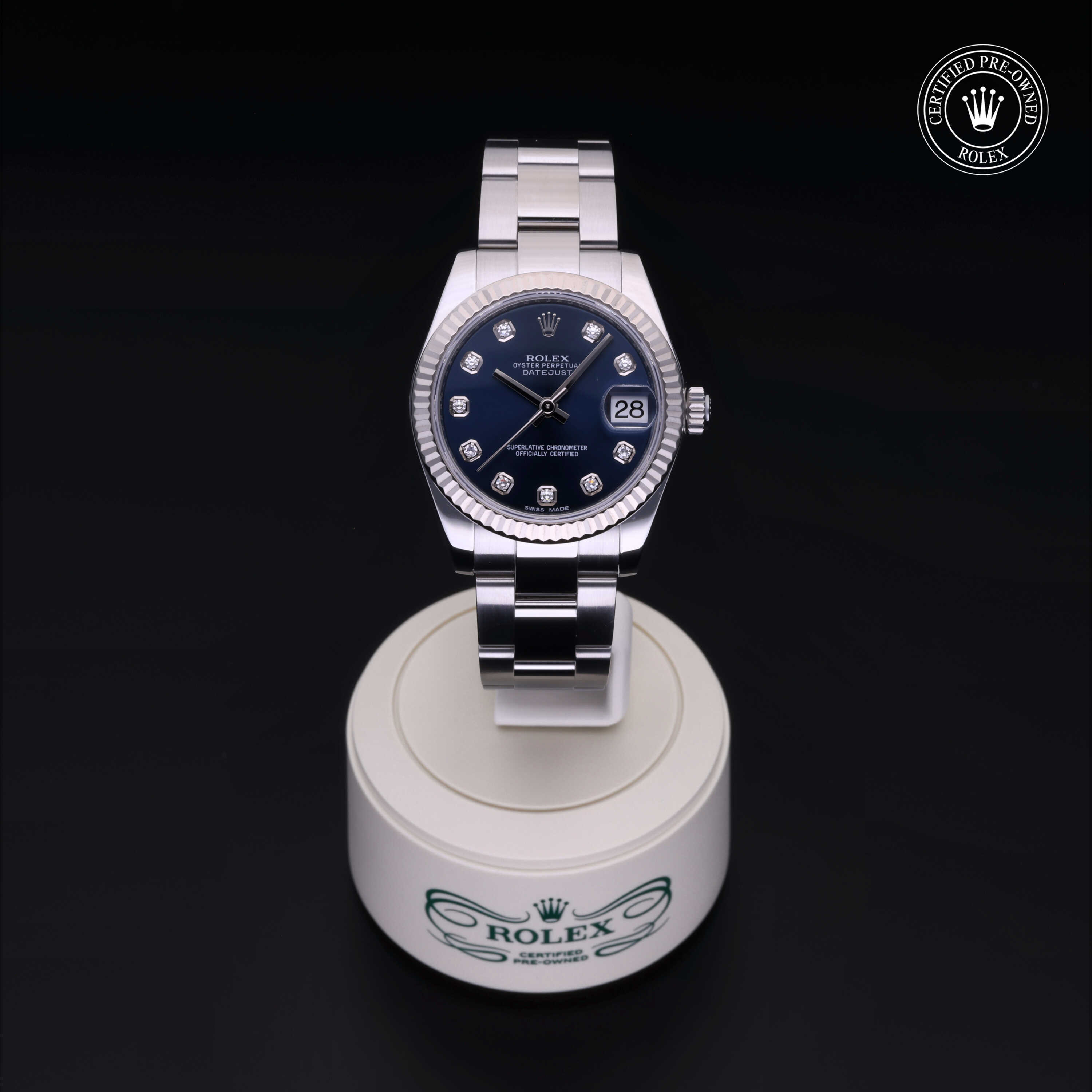 Rolex Datejust in Rolesor 18 Carat White M178274-0061 at Heller Jewelers