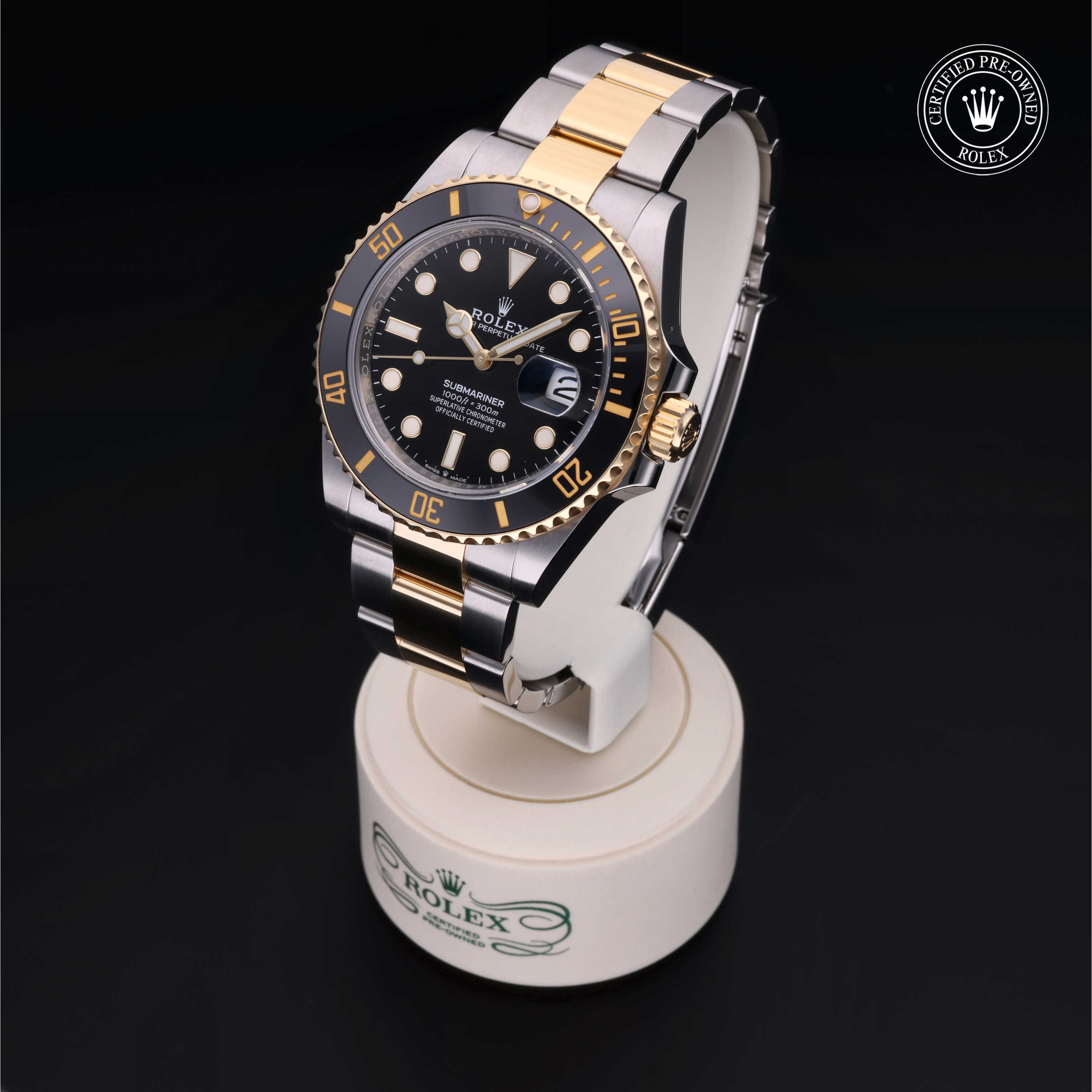 Rolex Submariner in Rolesor 18 Carat Yellow M126613LN-0002 at Heller Jewelers