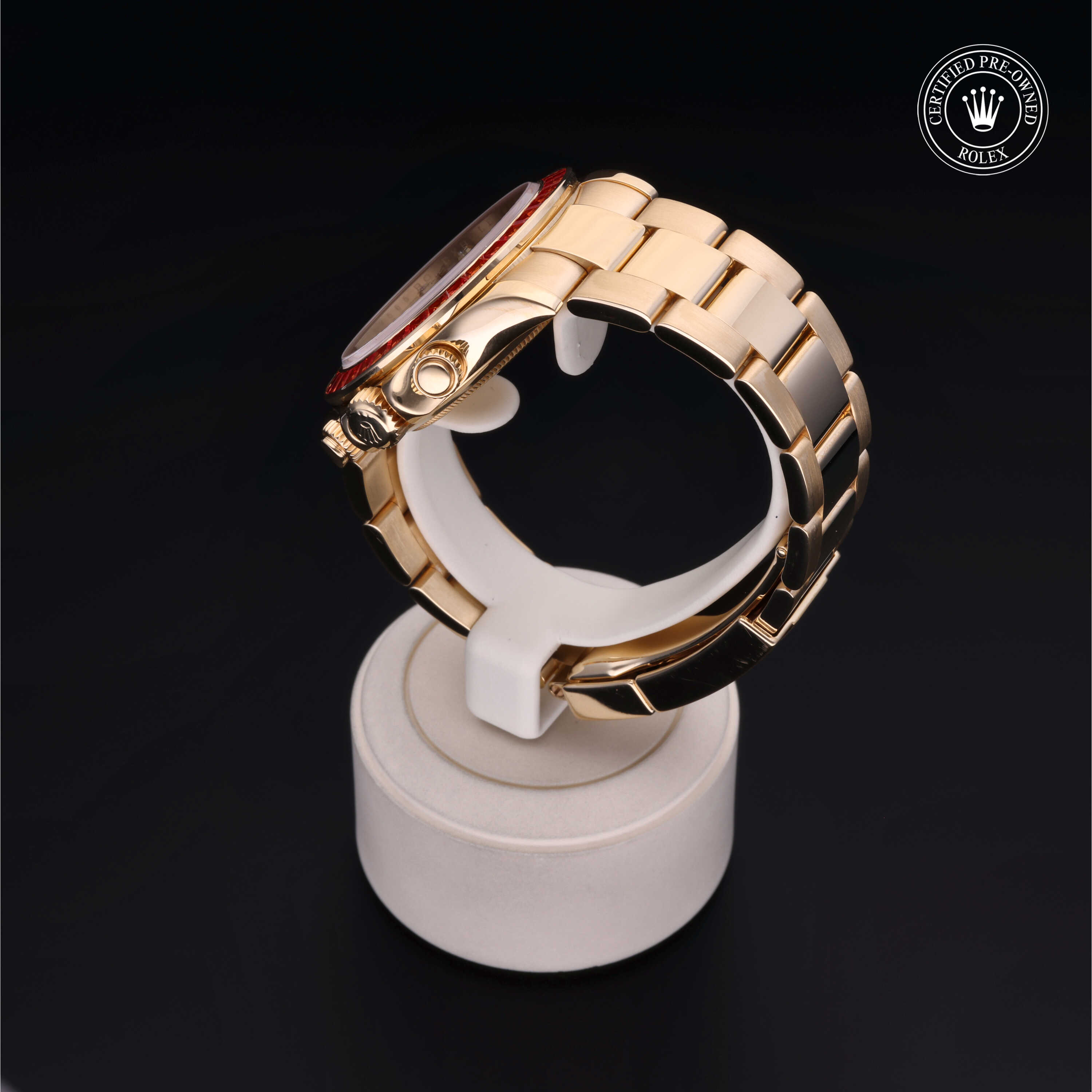 Rolex Cosmograph Daytona in Gold 18 Carat Yellow M116578SACO-0001 at Heller Jewelers