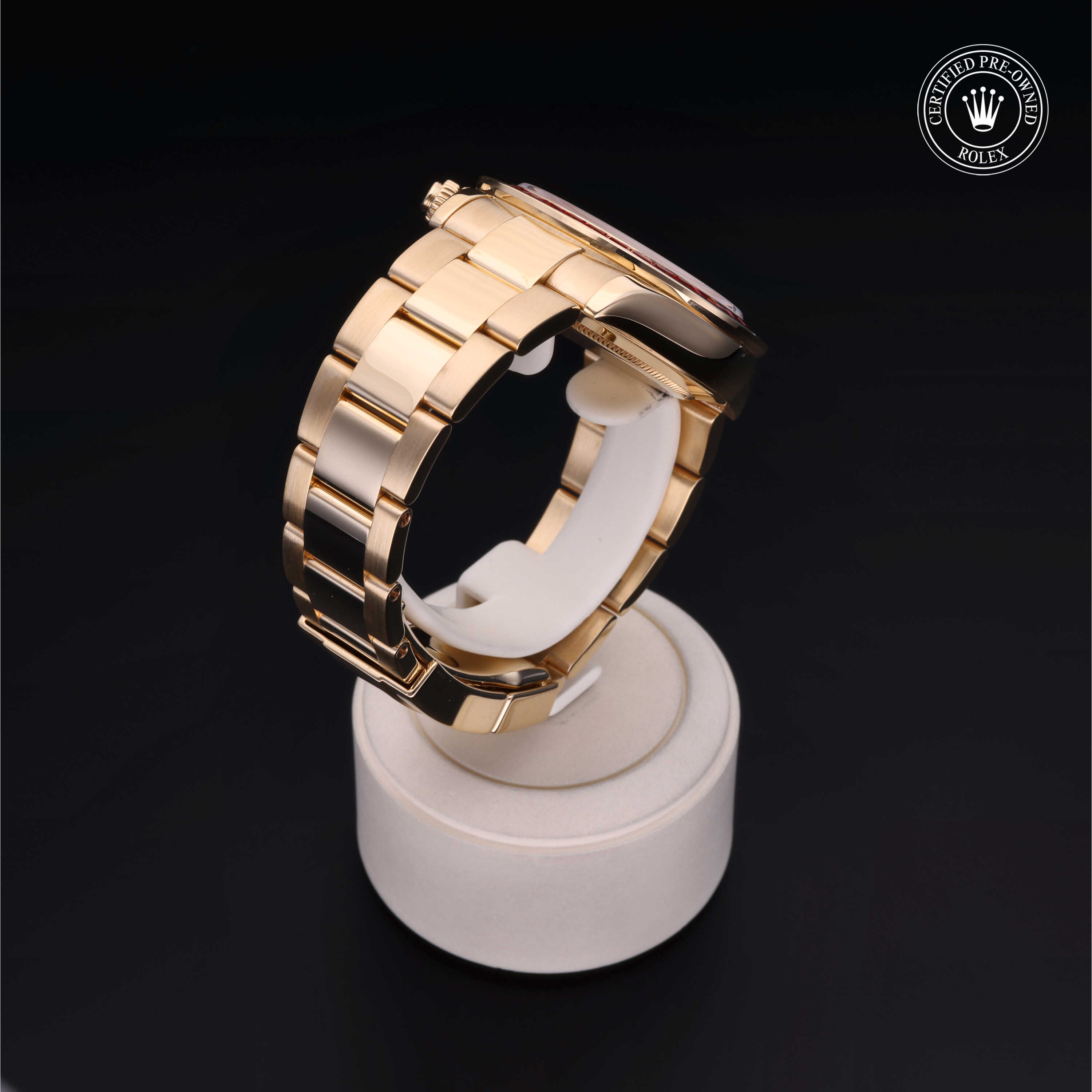 Rolex Cosmograph Daytona in Gold 18 Carat Yellow M116578SACO-0001 at Heller Jewelers