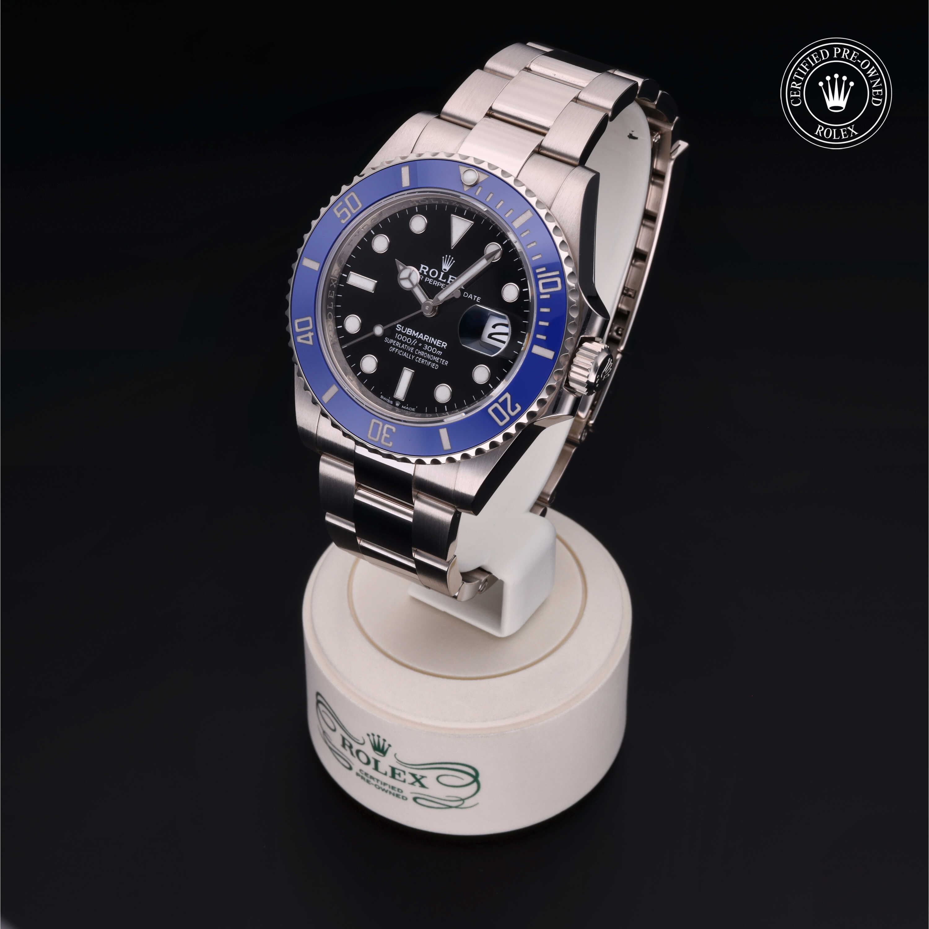 Rolex Submariner in Gold 18 Carat White M126619LB-0003 at Heller Jewelers