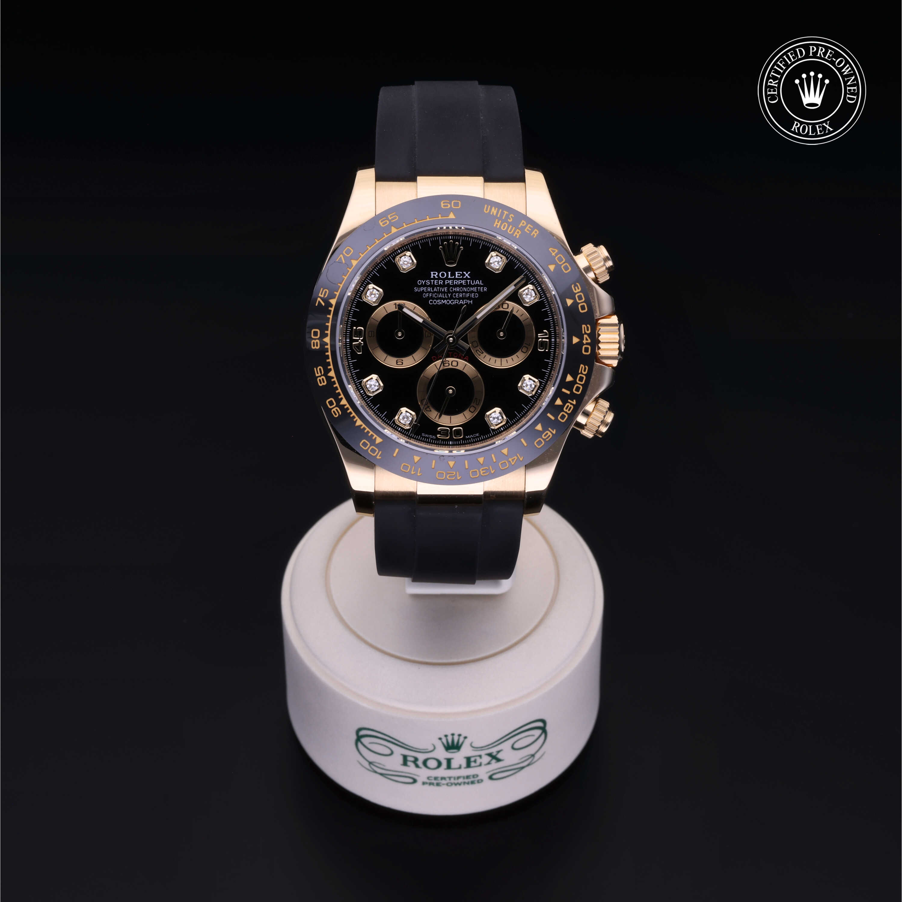 Rolex Cosmograph Daytona in Gold 18 Carat Yellow M116518LN-0077 at Heller Jewelers