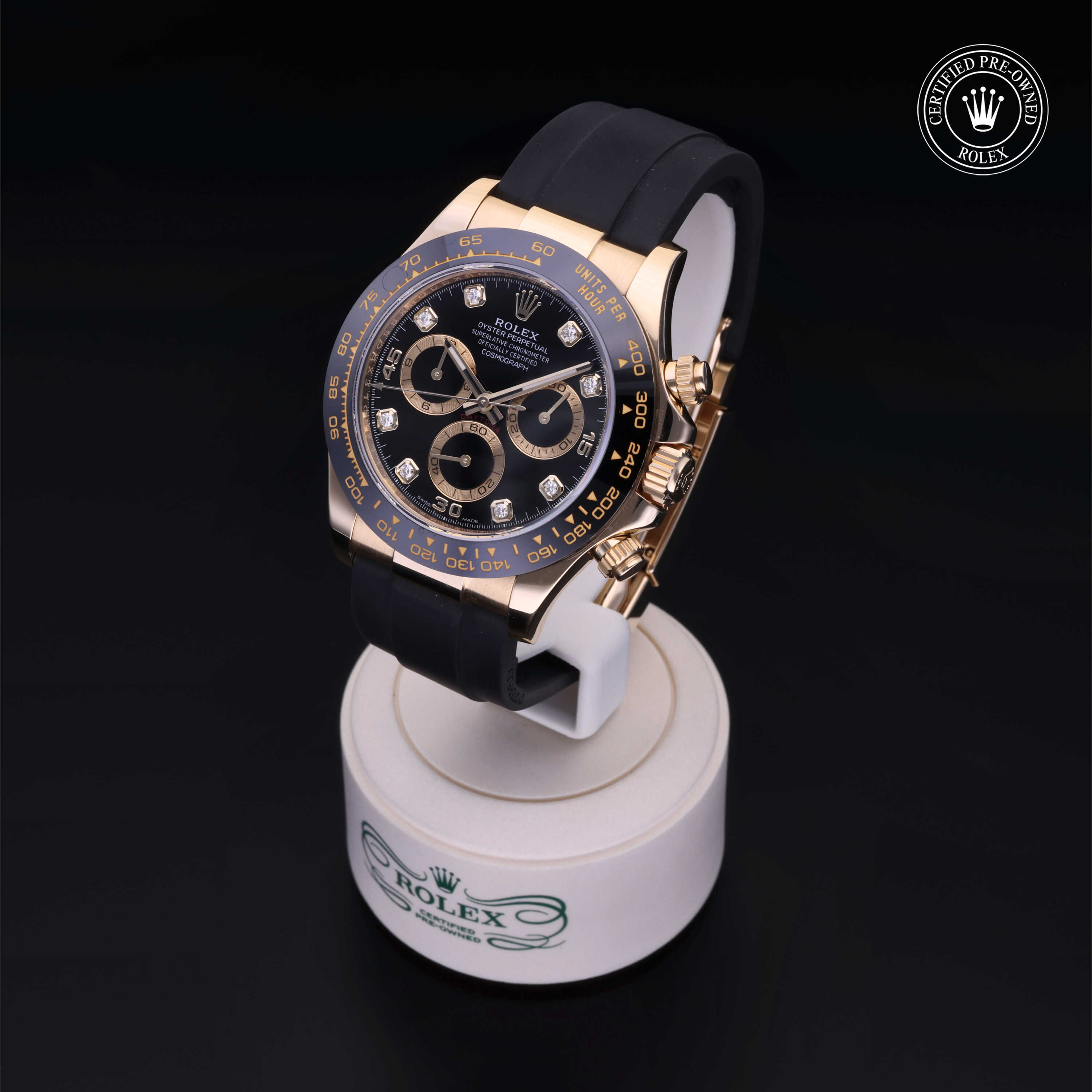 Rolex Cosmograph Daytona in Gold 18 Carat Yellow M116518LN-0077 at Heller Jewelers