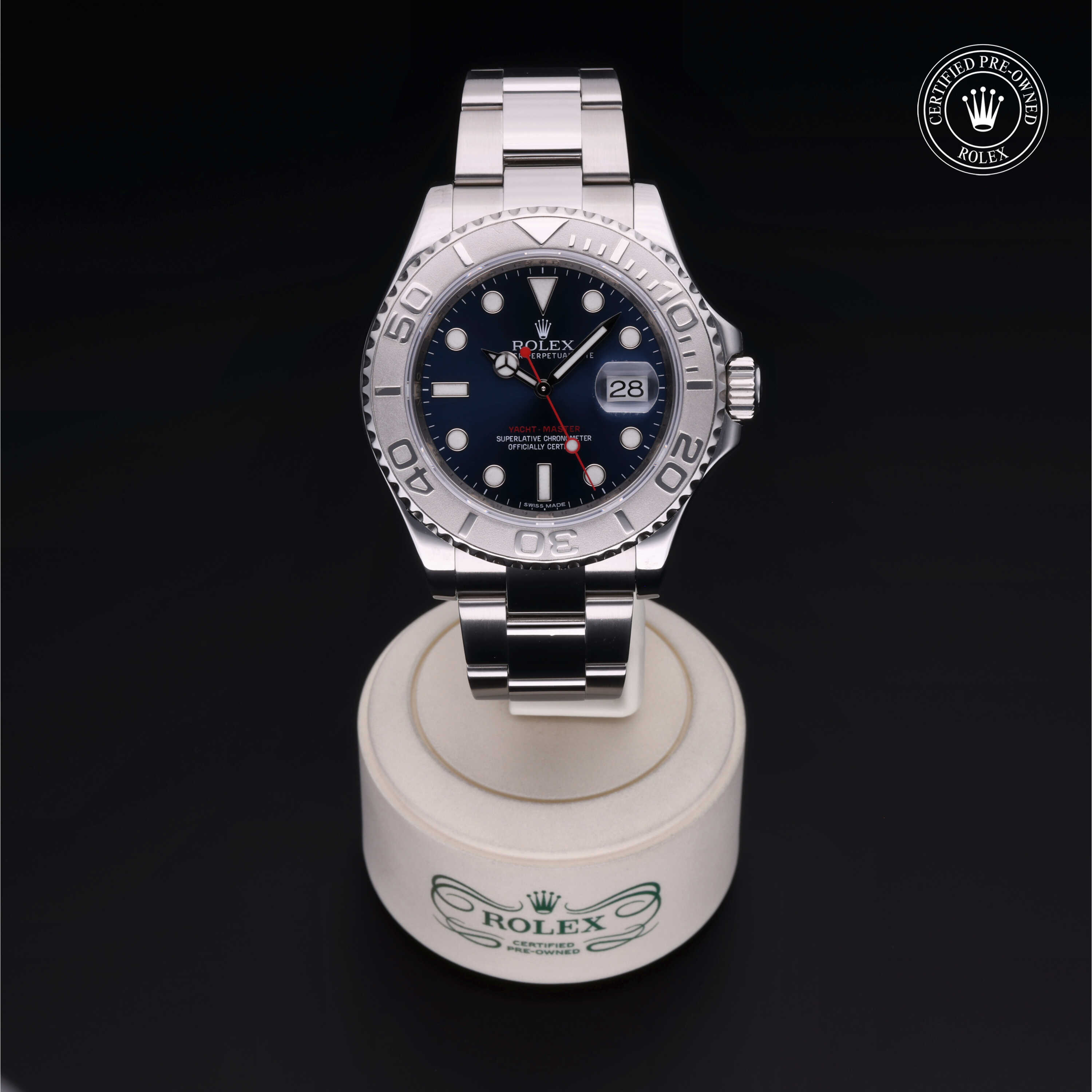 Rolex Yacht-Master in Rolesium Platinum M116622-0001 at Heller Jewelers