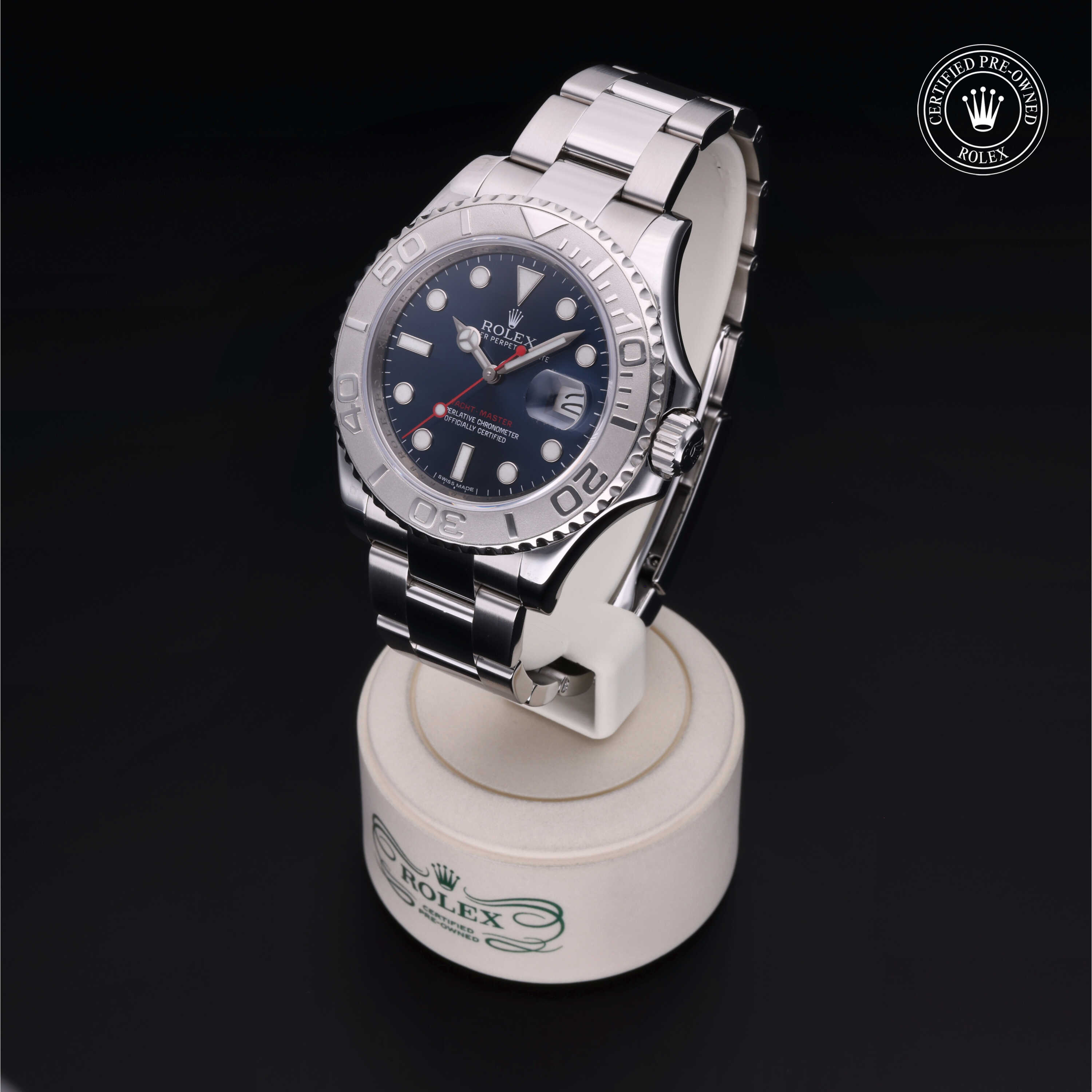 Rolex Yacht-Master in Rolesium Platinum M116622-0001 at Heller Jewelers