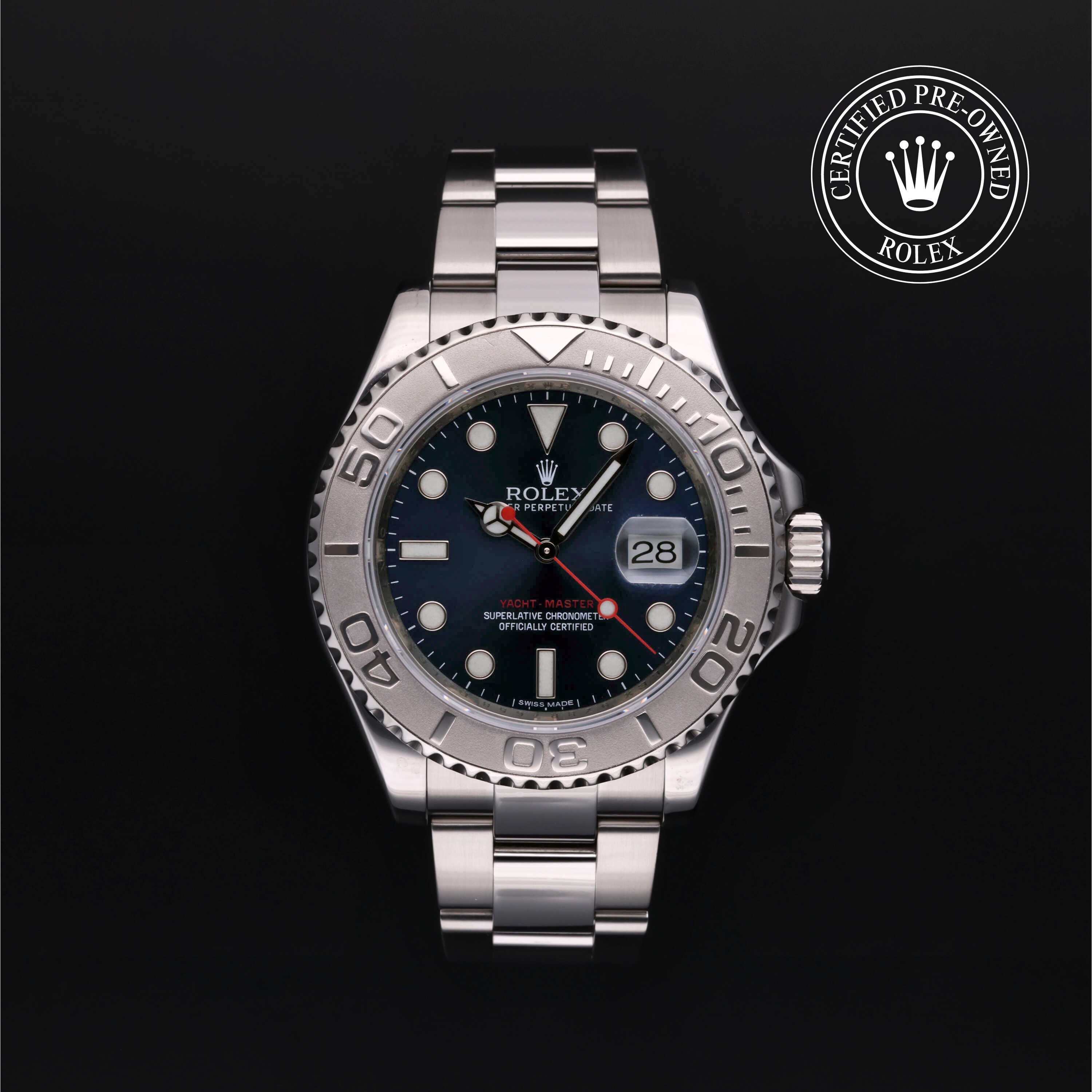 Rolex Yacht-Master in Rolesium Platinum M116622-0001 at Heller Jewelers