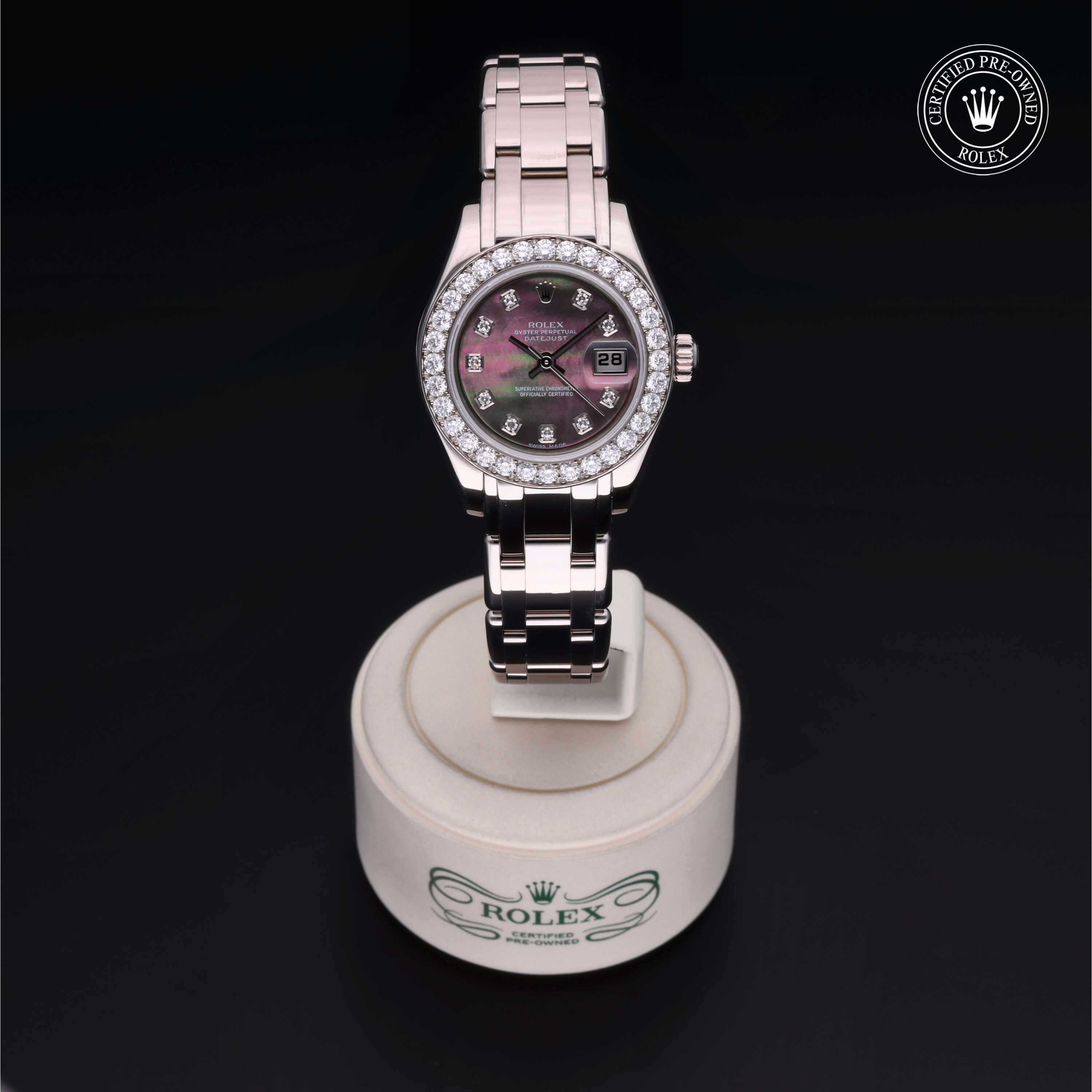 Rolex Pearlmaster in Gold 18 Carat White M80299-0061 at Heller Jewelers