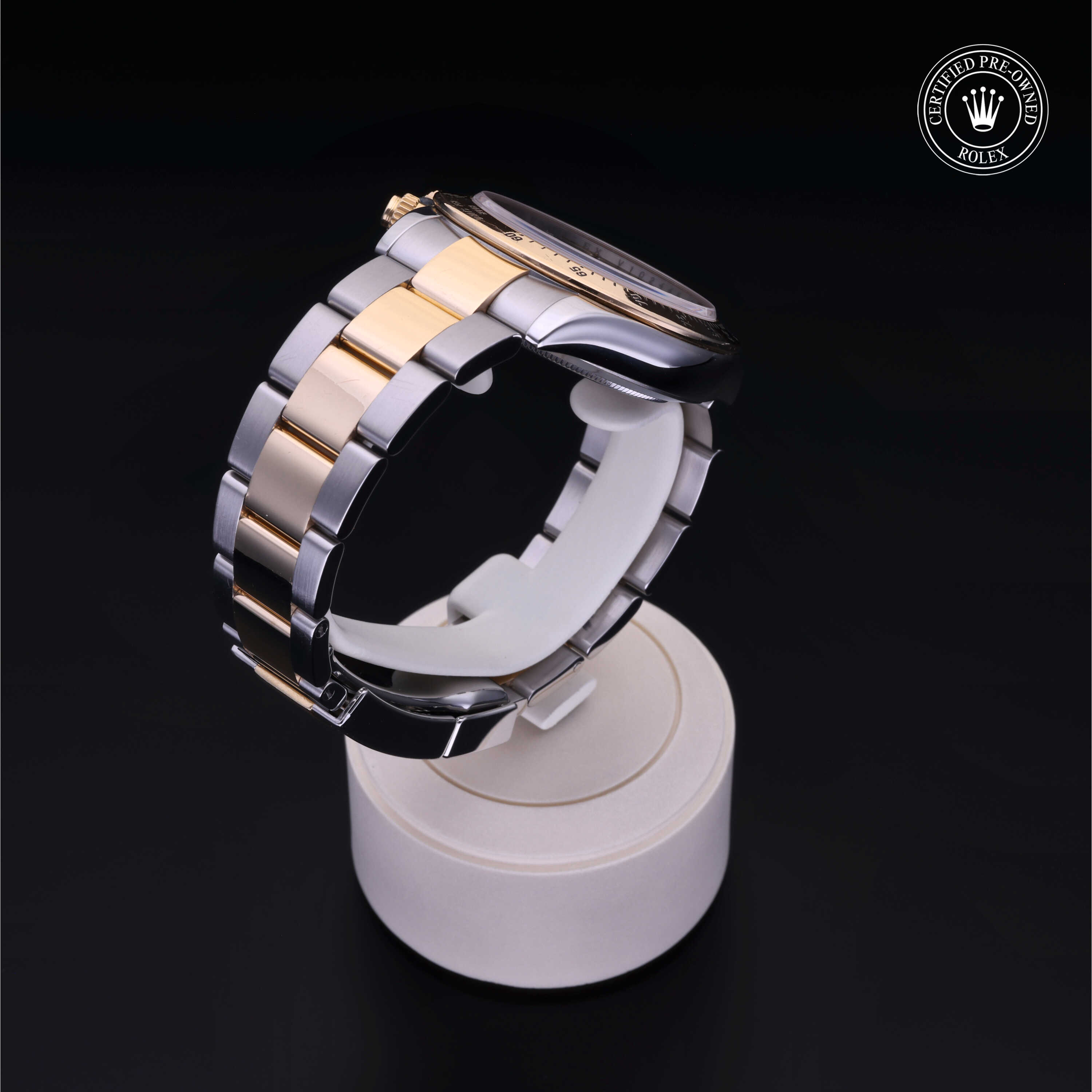 Rolex Cosmograph Daytona in Rolesor 18 Carat Yellow M116523-0023 at Heller Jewelers