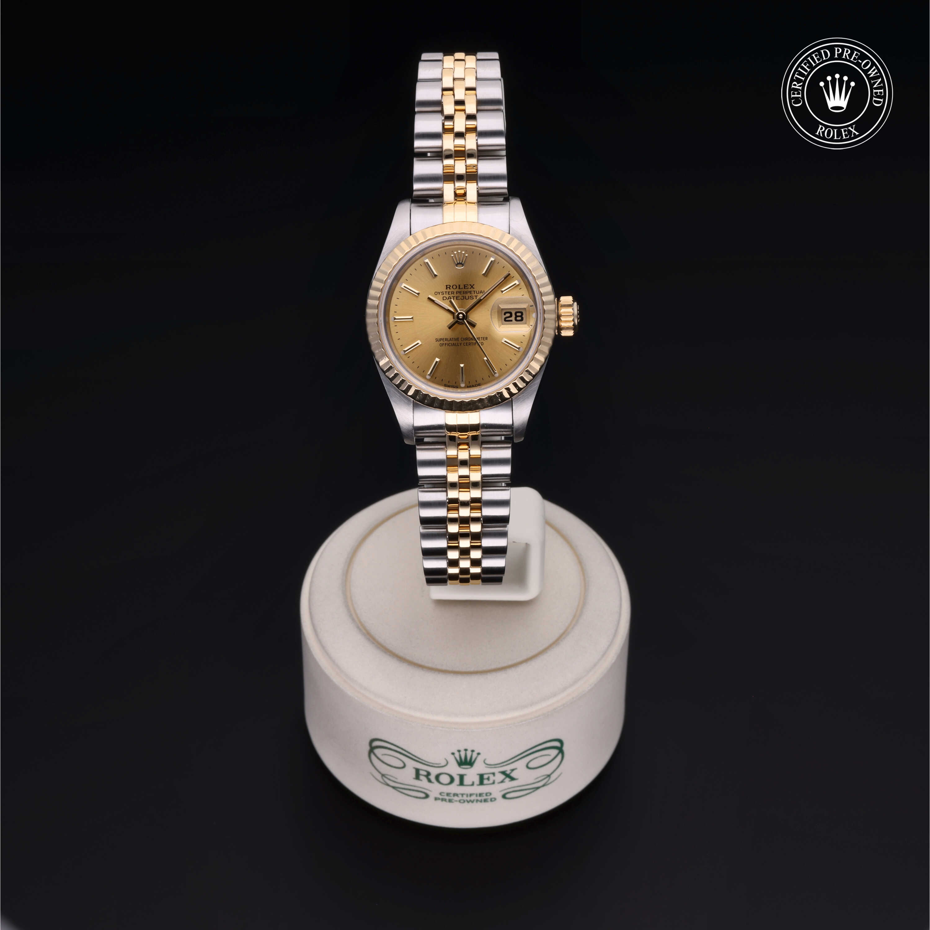 Rolex Lady-Datejust in Rolesor 18 Carat Yellow  at Heller Jewelers