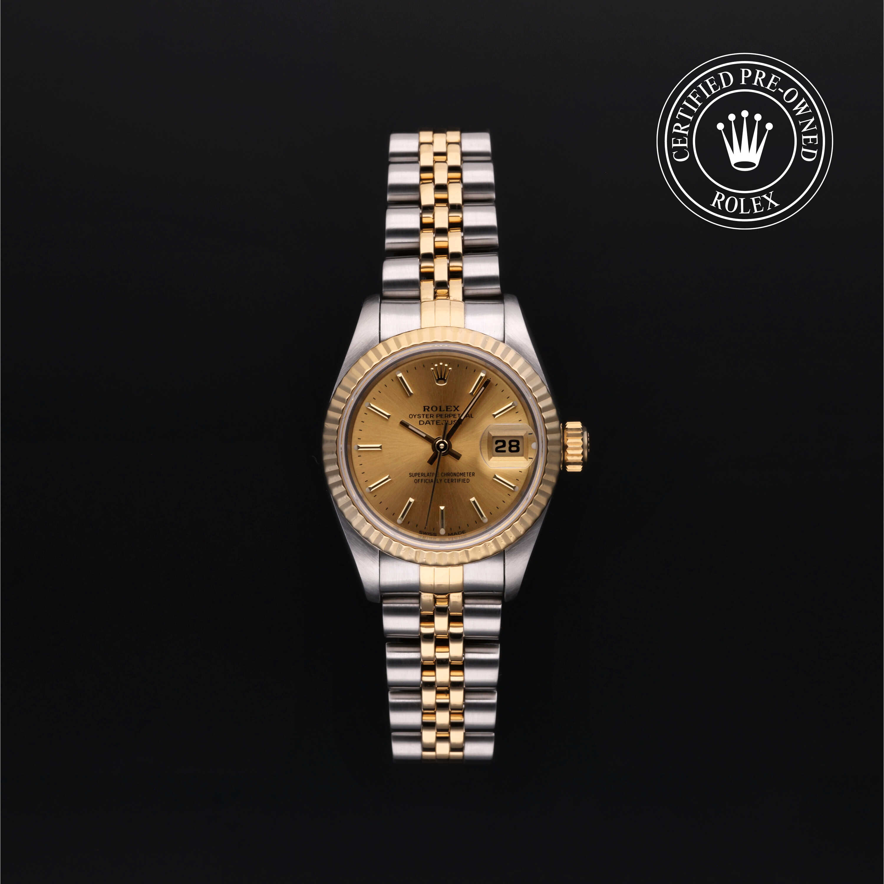 Rolex Lady-Datejust in Rolesor 18 Carat Yellow  at Heller Jewelers