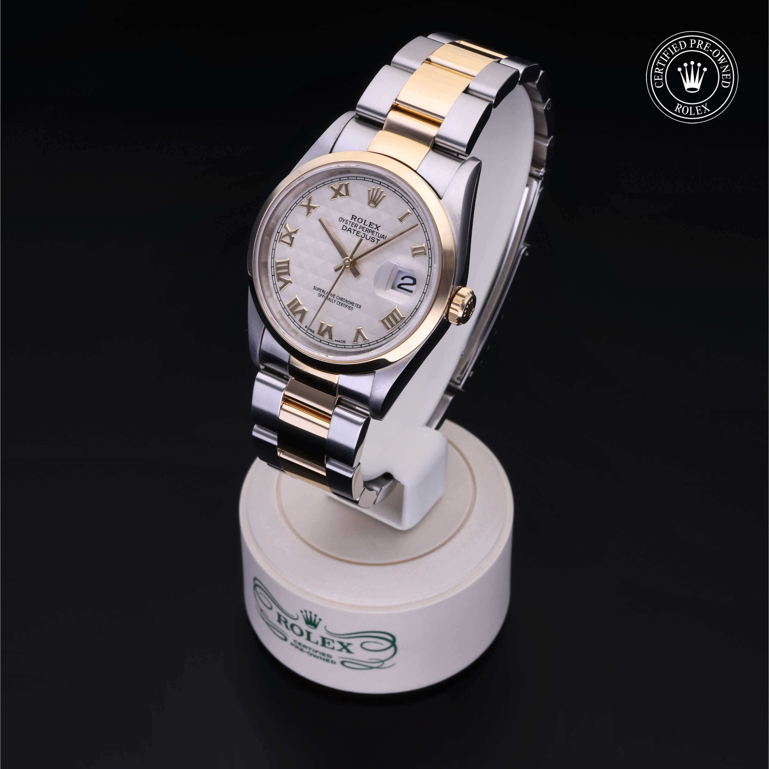 Rolex Datejust in Rolesor 18 Carat Yellow M16203-0030 at Heller Jewelers