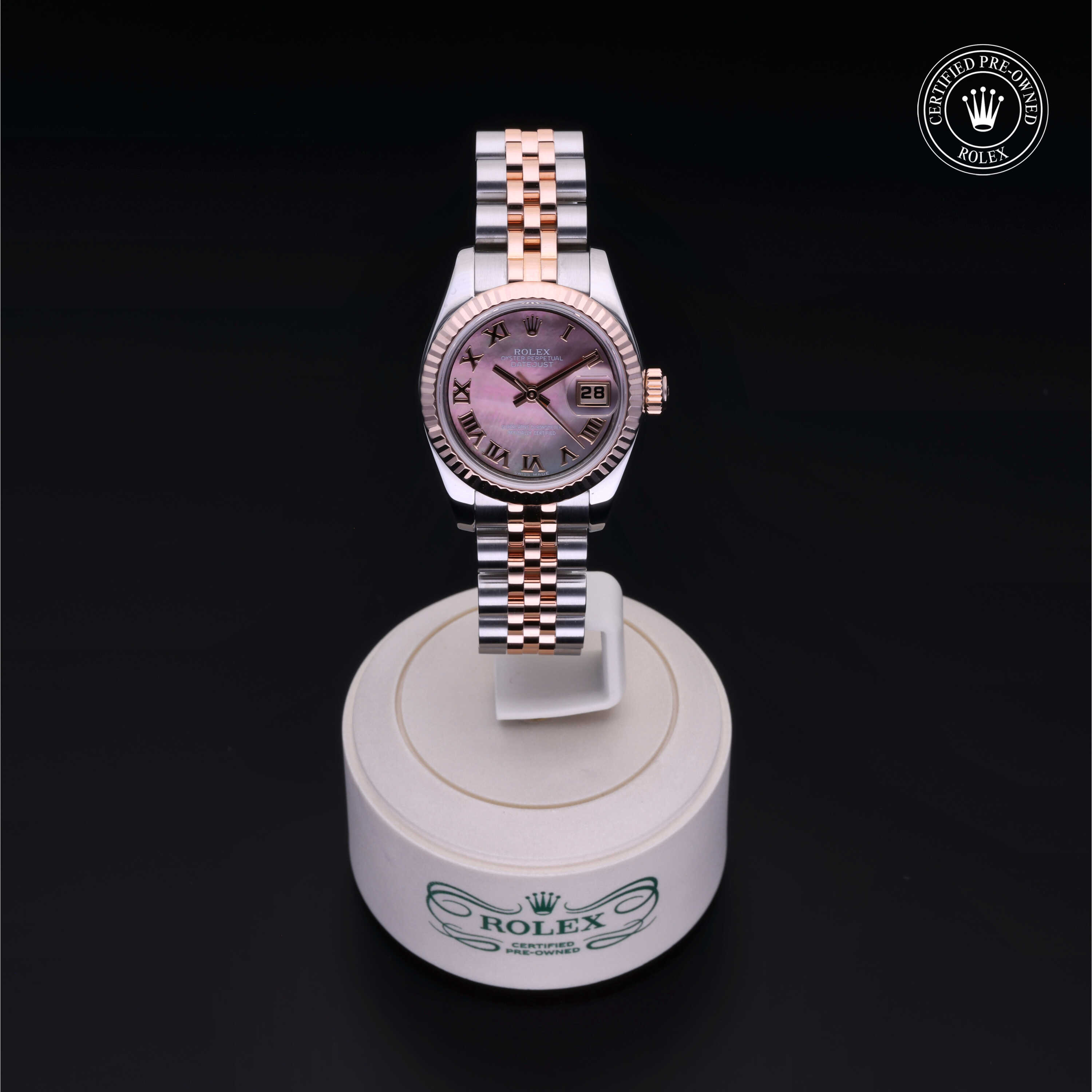 Rolex Lady-Datejust in Rolesor 18 Carat Red M179171-0020 at Heller Jewelers