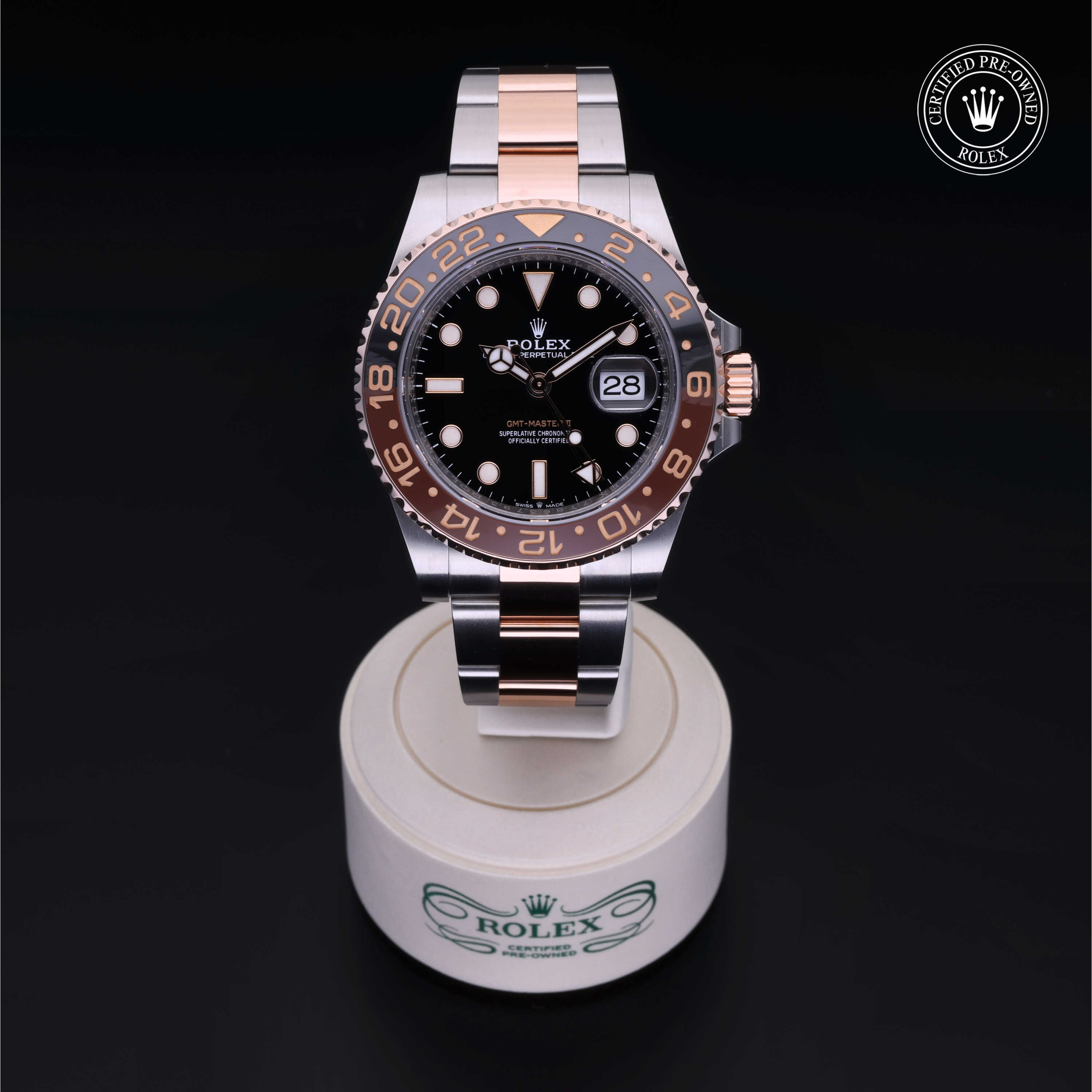 Rolex GMT-Master II in Rolesor 18 Carat Red M126711CHNR-0002 at Heller Jewelers