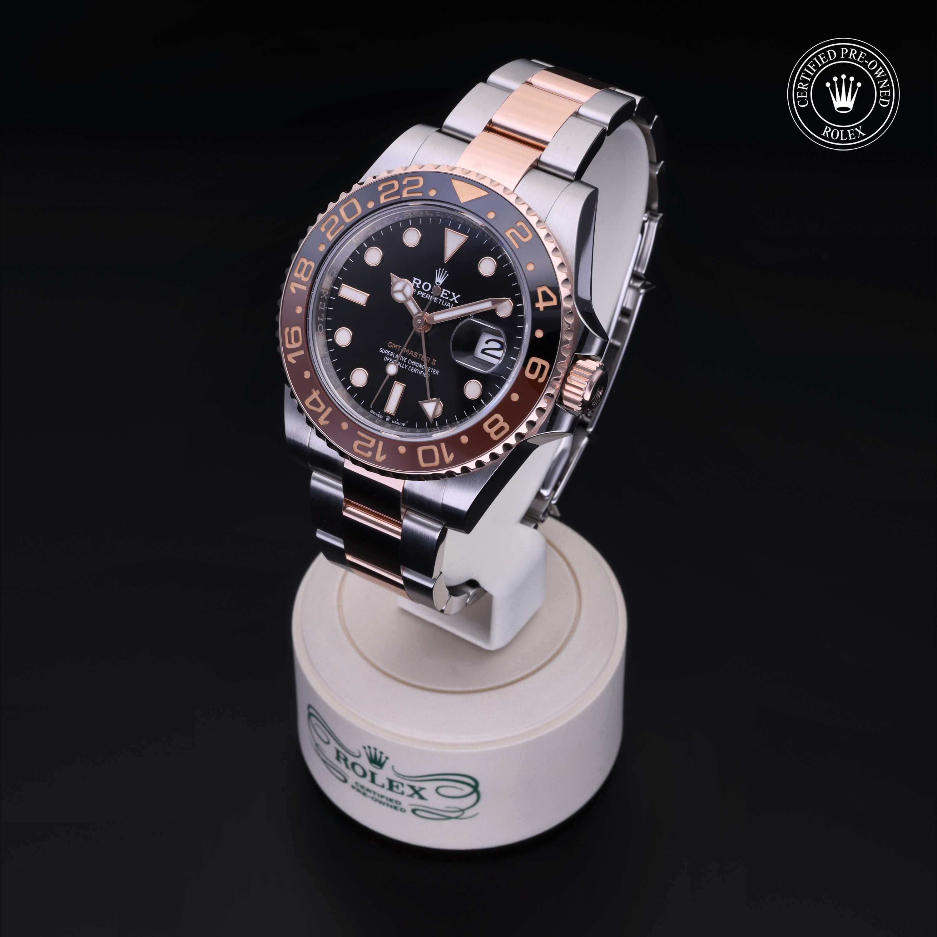 Rolex GMT-Master II in Rolesor 18 Carat Red M126711CHNR-0002 at Heller Jewelers