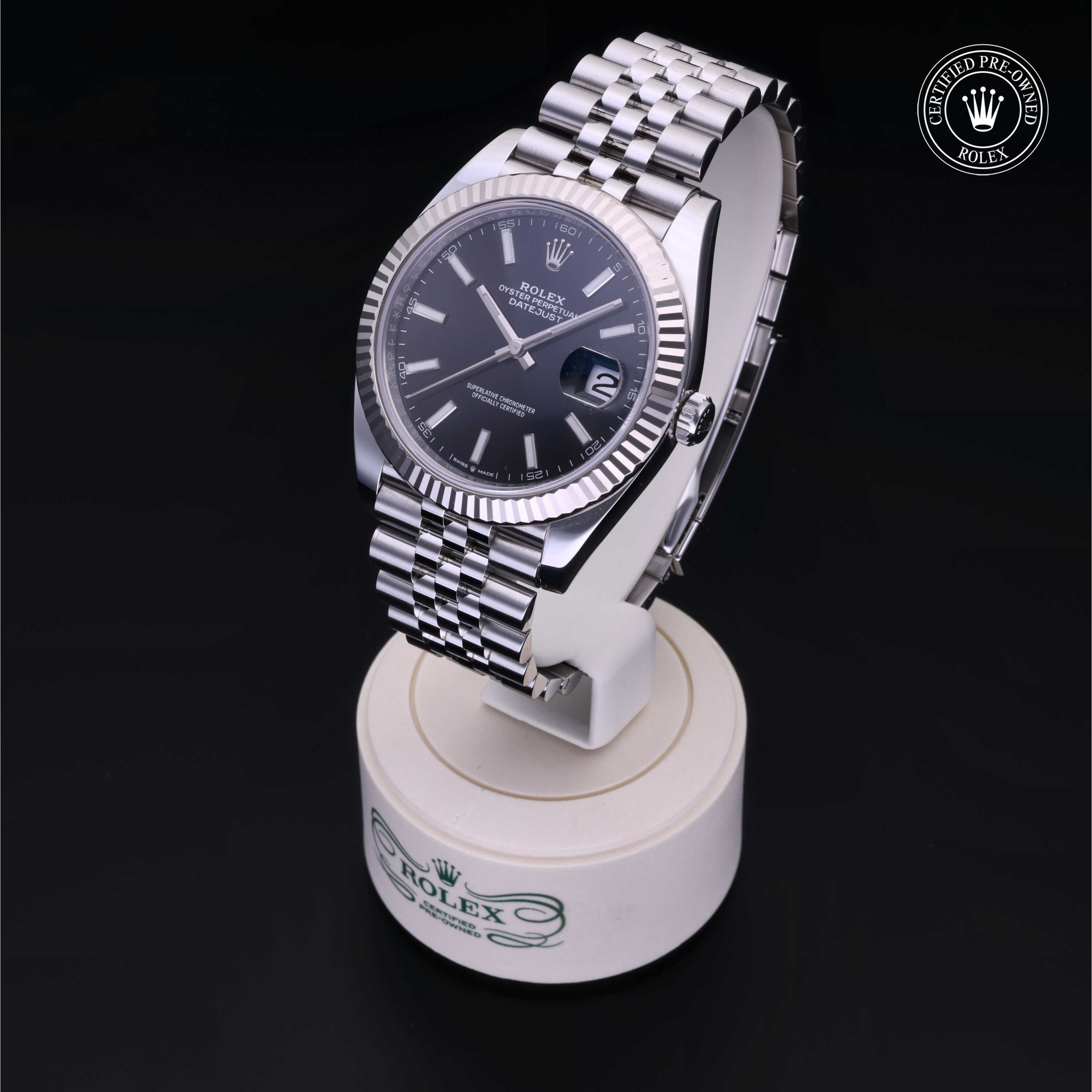 Rolex Datejust in Rolesor 18 Carat White M126334-0018 at Heller Jewelers