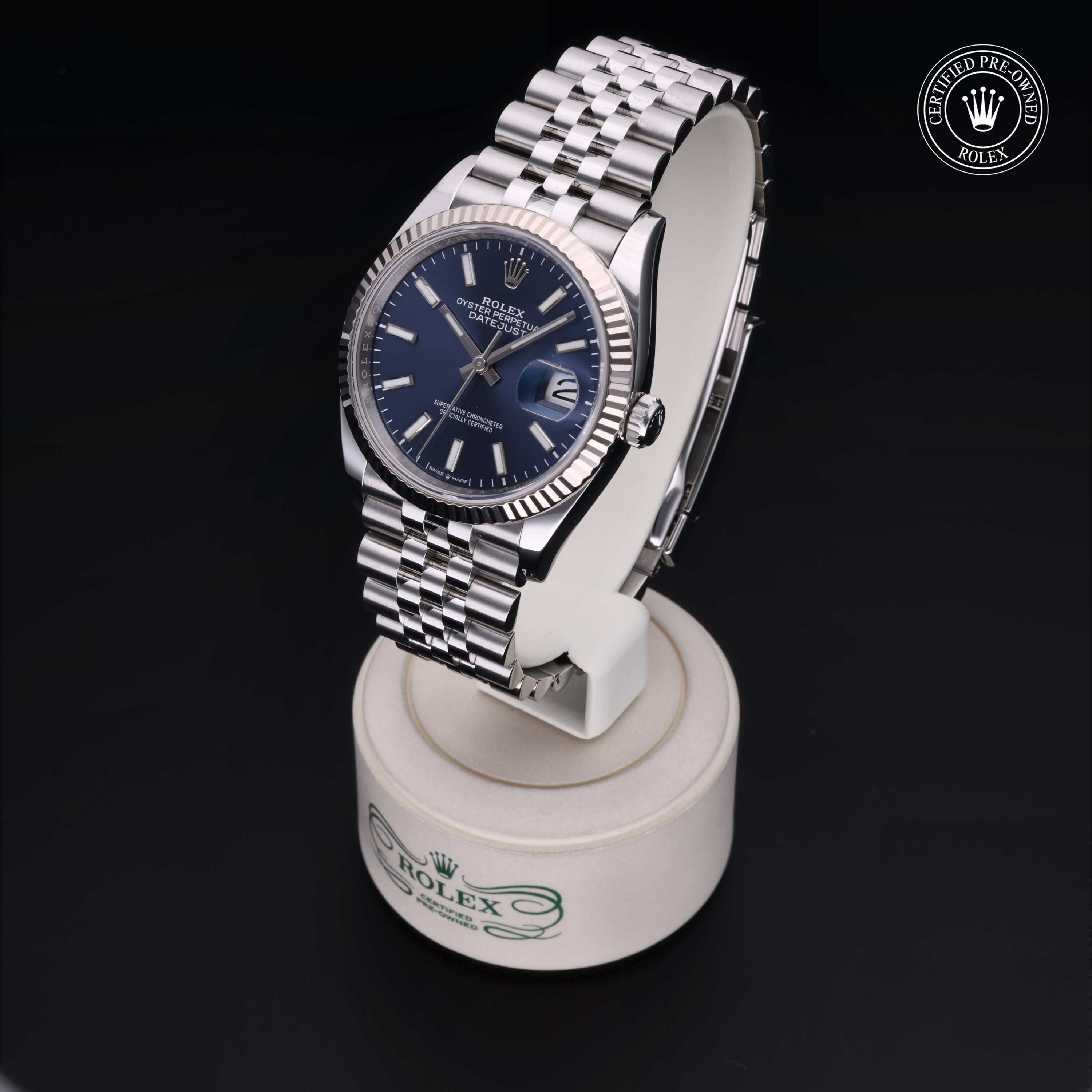 Rolex Datejust in Rolesor 18 Carat White M126234-0017 at Heller Jewelers