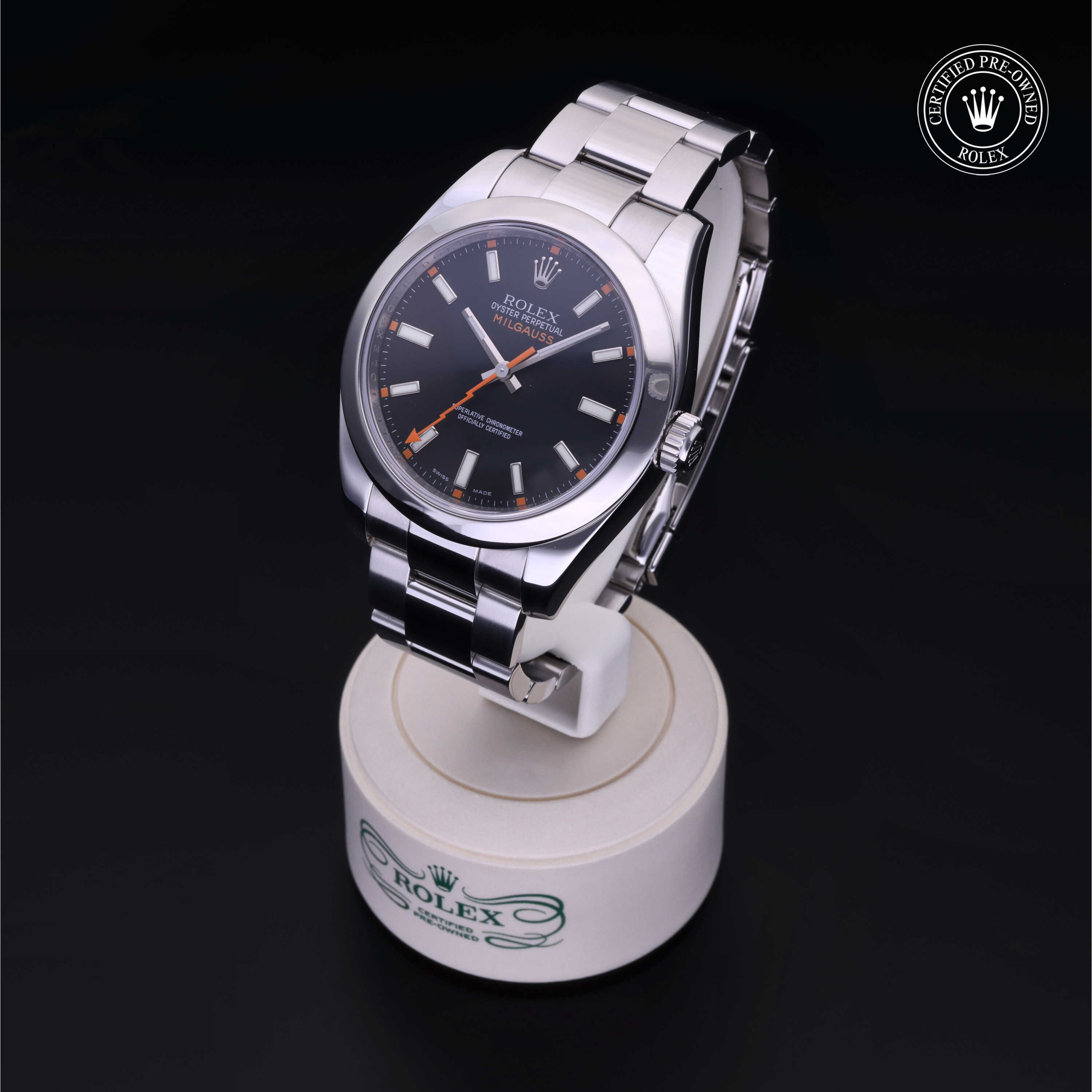 Rolex Milgauss in Steel M116400-0001 at Heller Jewelers
