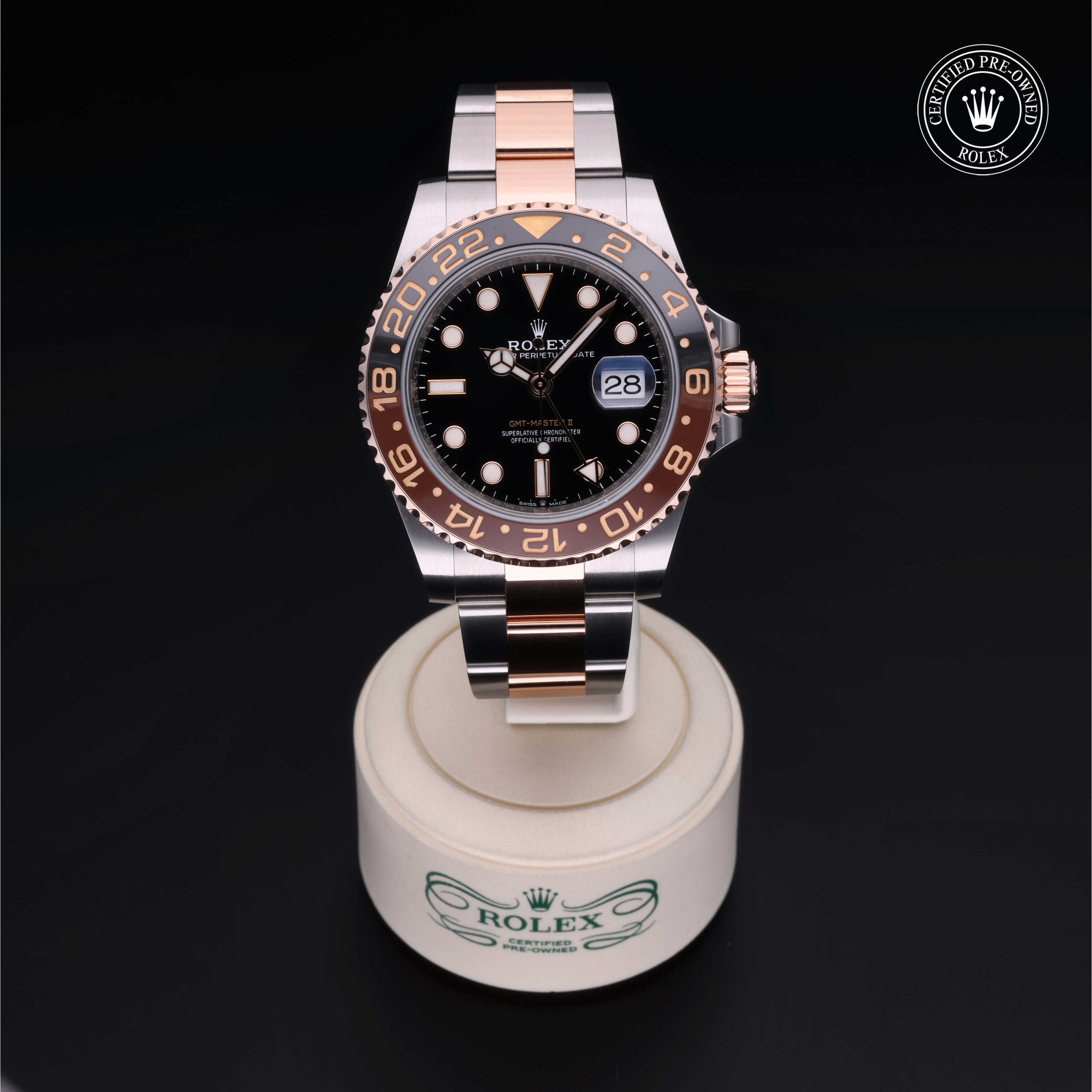 Rolex GMT-Master II in Rolesor 18 Carat Red M126711CHNR-0002 at Heller Jewelers