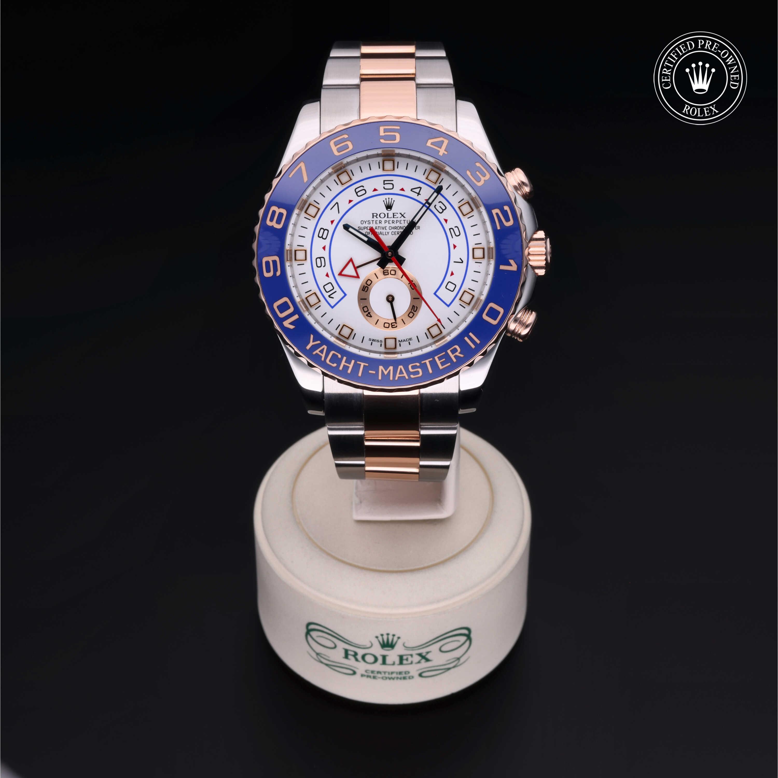 Rolex Yacht-Master II in Rolesor 18 Carat Red M116681-0001 at Heller Jewelers