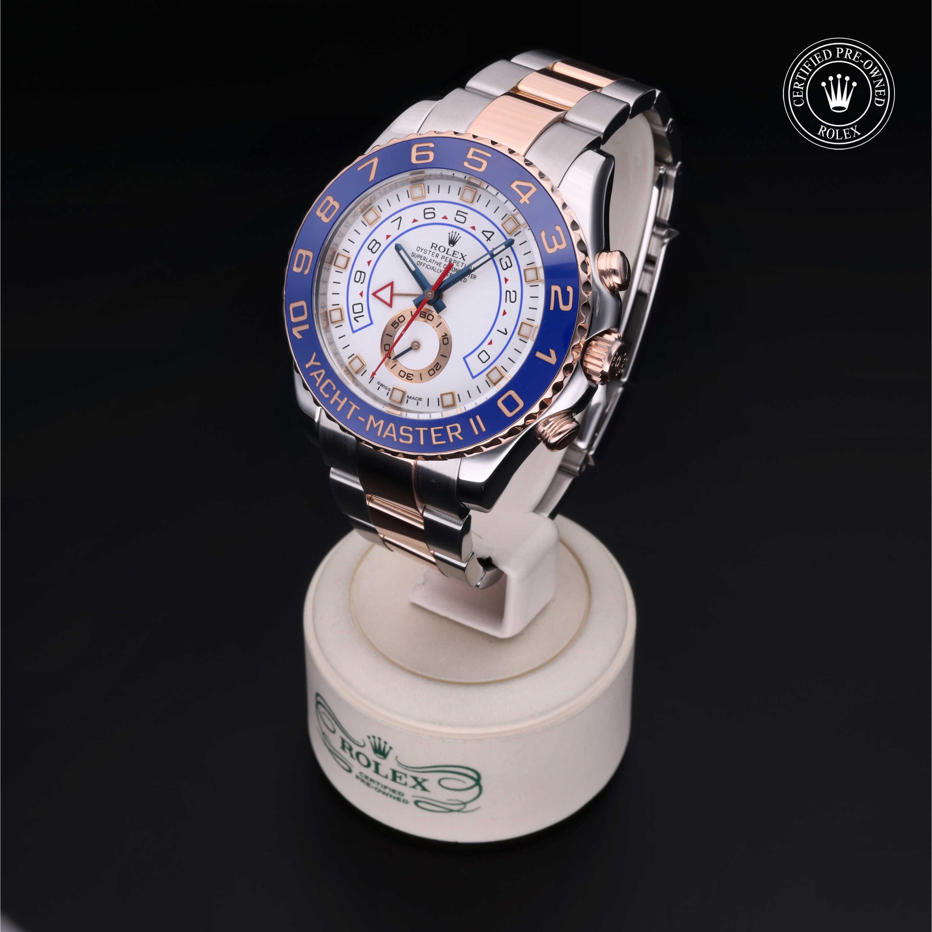 Rolex Yacht-Master II in Rolesor 18 Carat Red M116681-0001 at Heller Jewelers