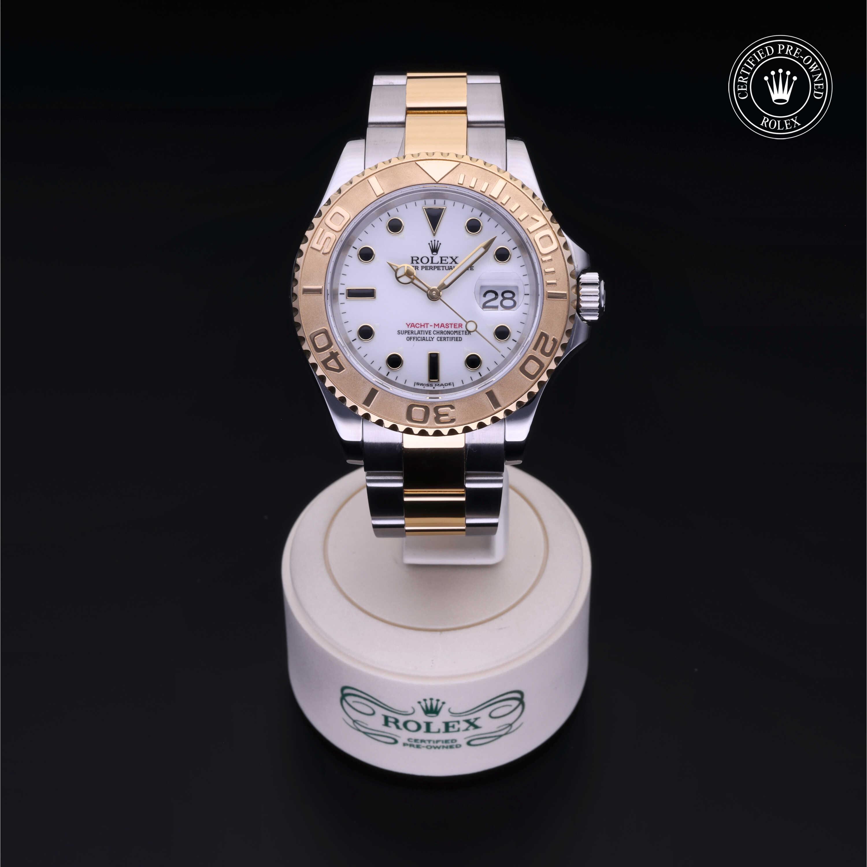 Rolex Yacht-Master in Rolesor 18 Carat Yellow M16623-0006 at Heller Jewelers