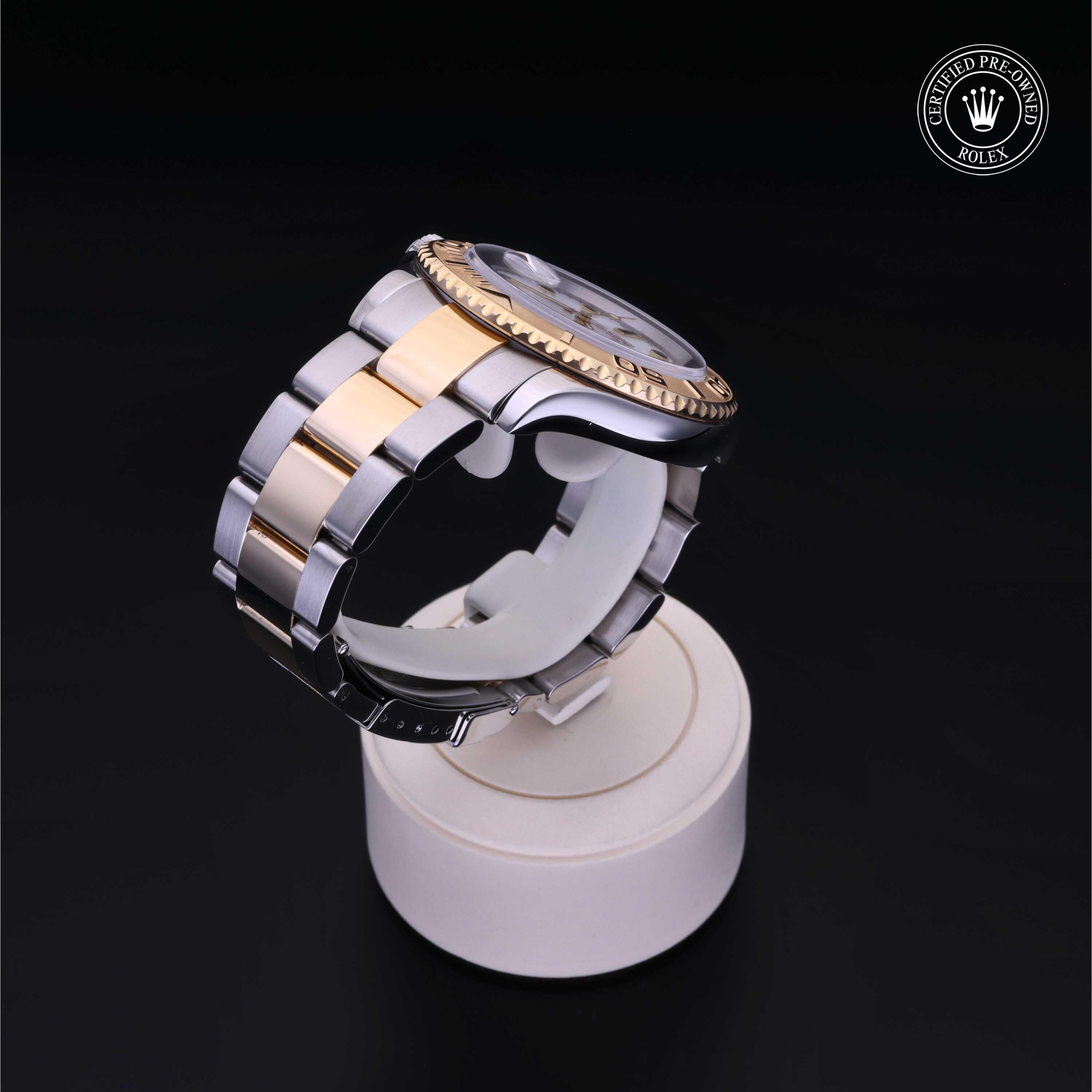 Rolex Yacht-Master in Rolesor 18 Carat Yellow M16623-0006 at Heller Jewelers