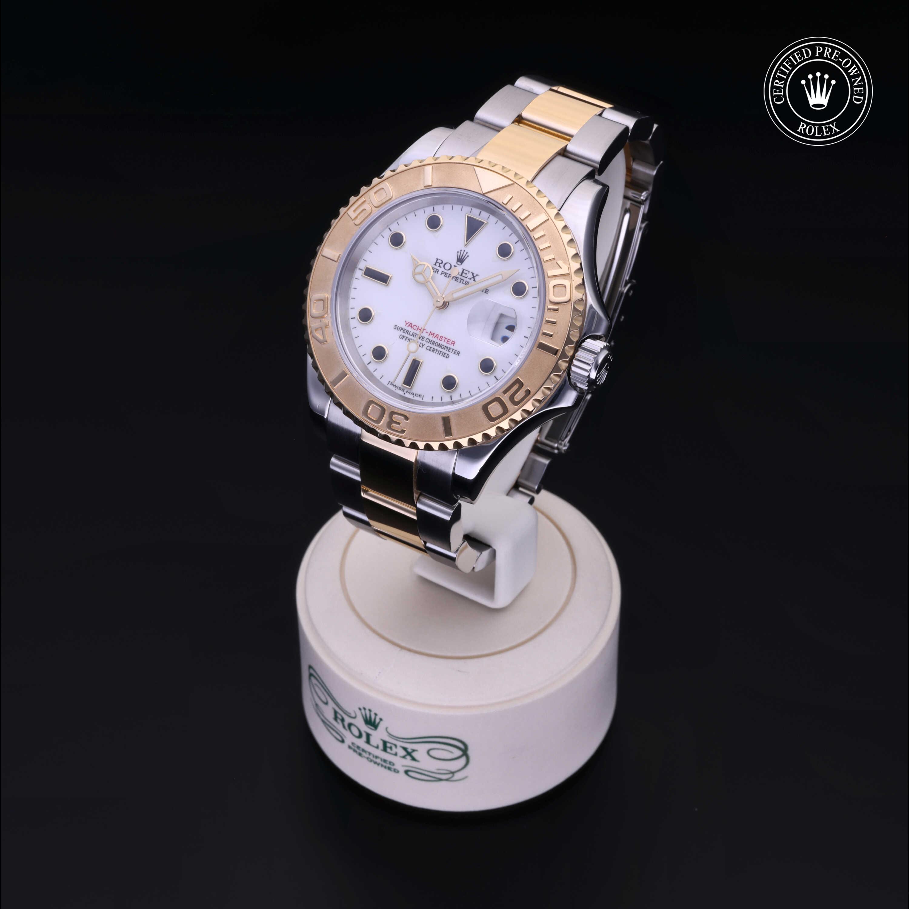 Rolex Yacht-Master in Rolesor 18 Carat Yellow M16623-0006 at Heller Jewelers