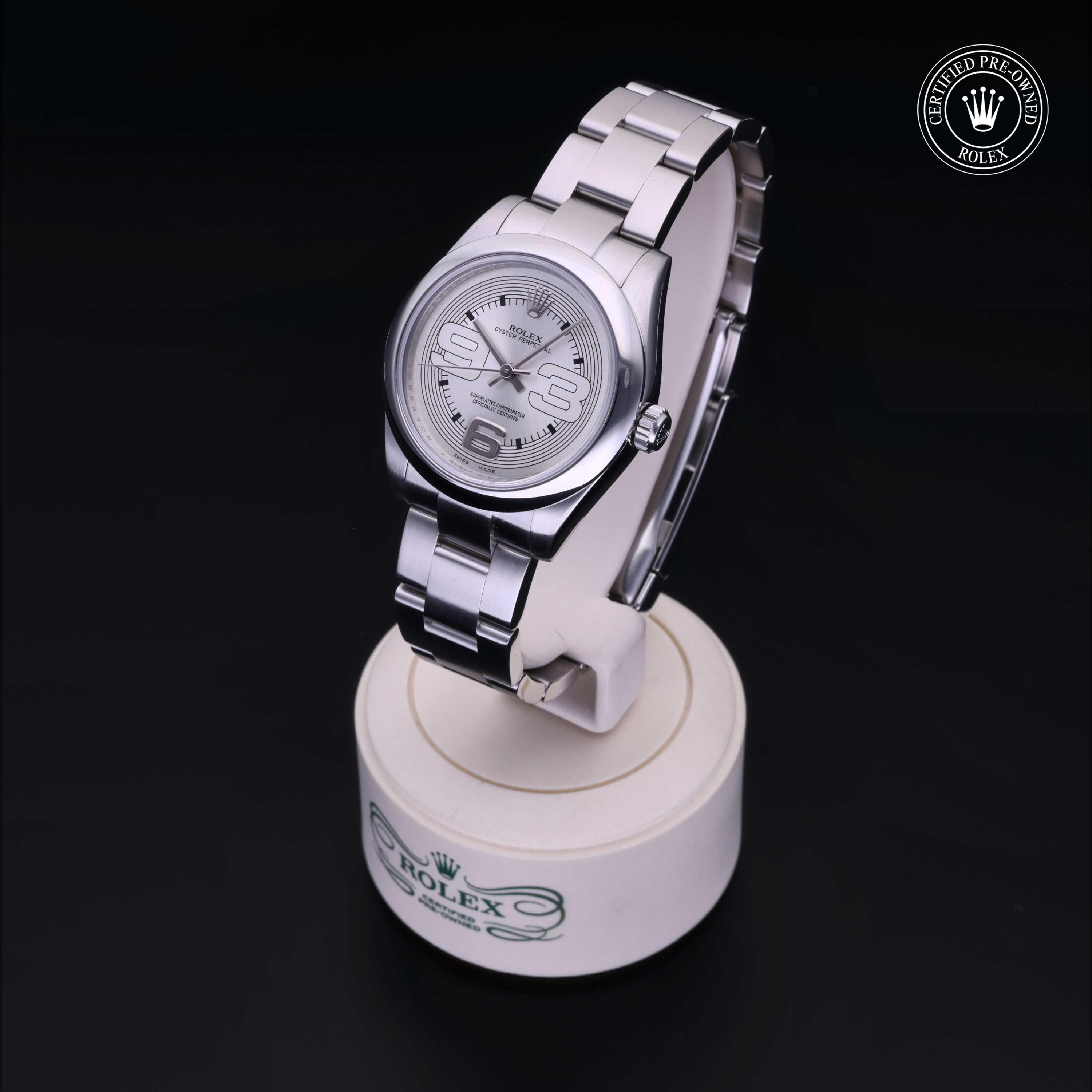 Rolex Oyster Perpetual in Steel M177200-0012 at Heller Jewelers