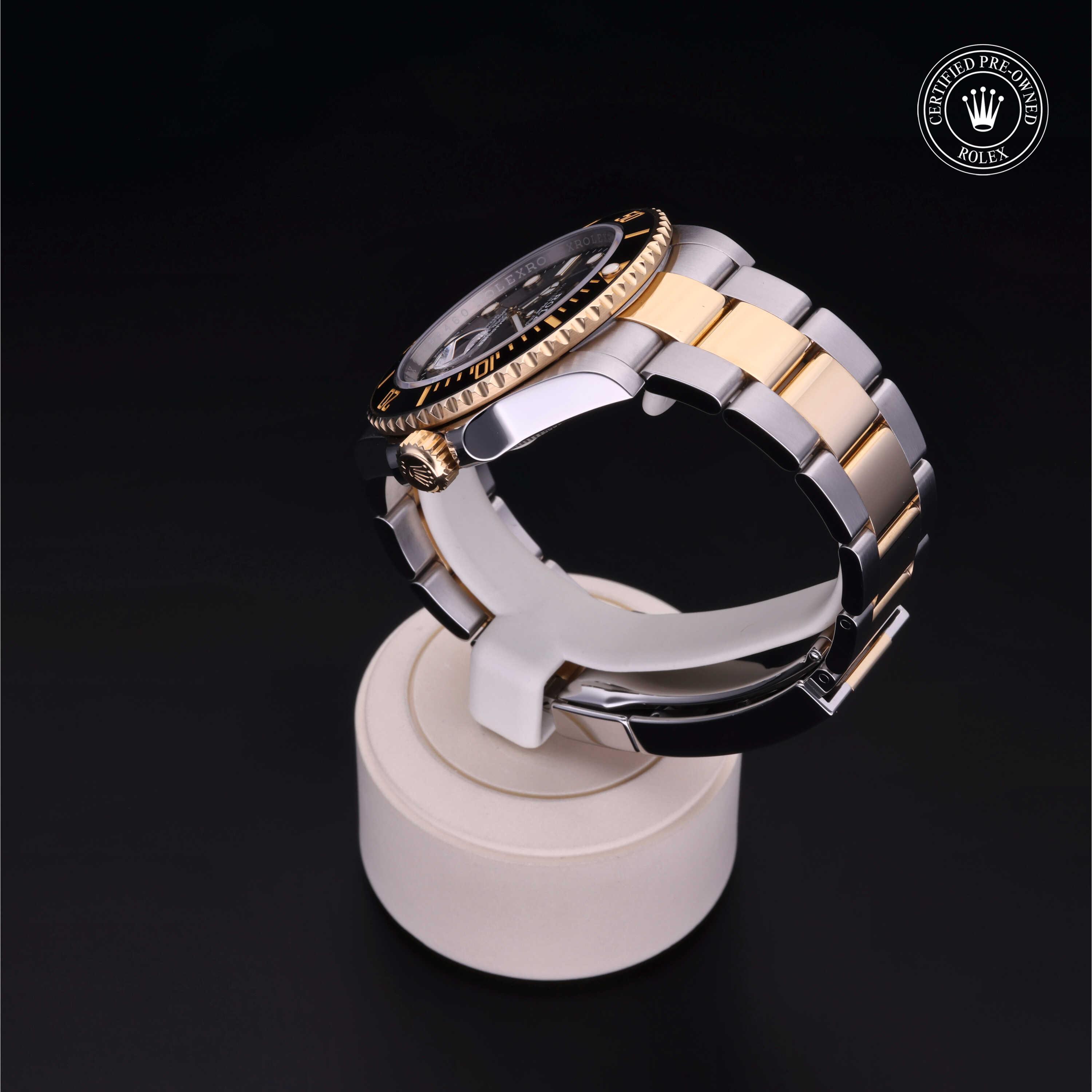 Rolex Submariner in Rolesor 18 Carat Yellow M126613LN-0002 at Heller Jewelers