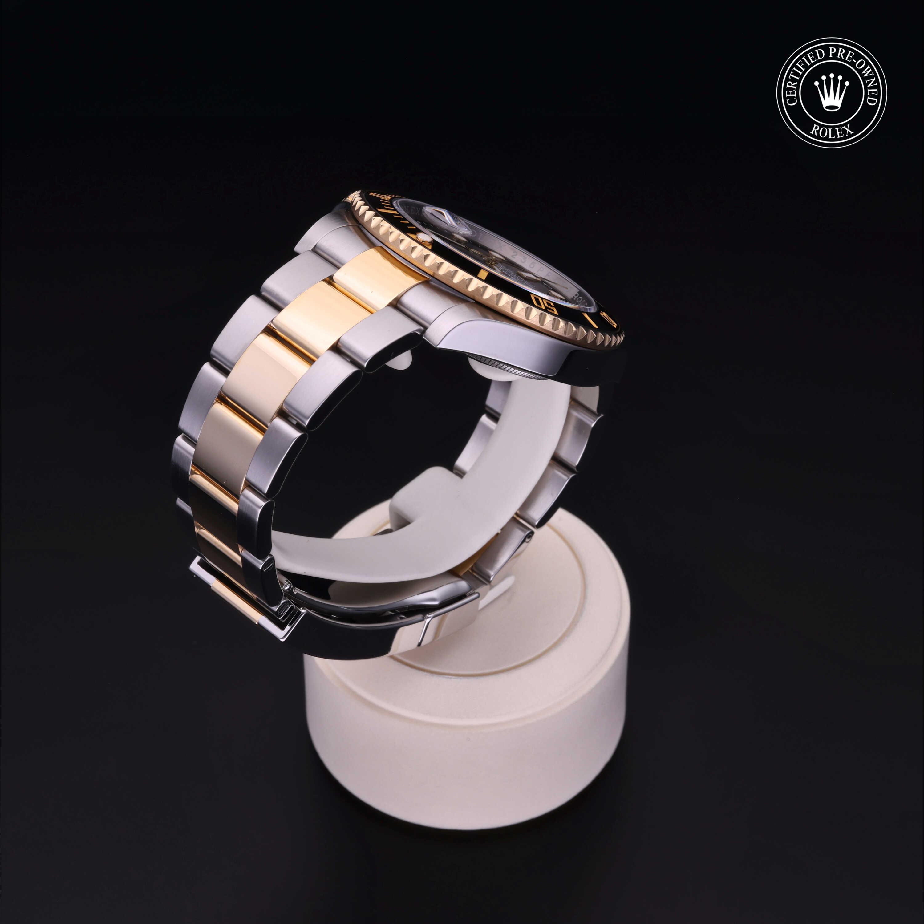 Rolex Submariner in Rolesor 18 Carat Yellow M126613LN-0002 at Heller Jewelers