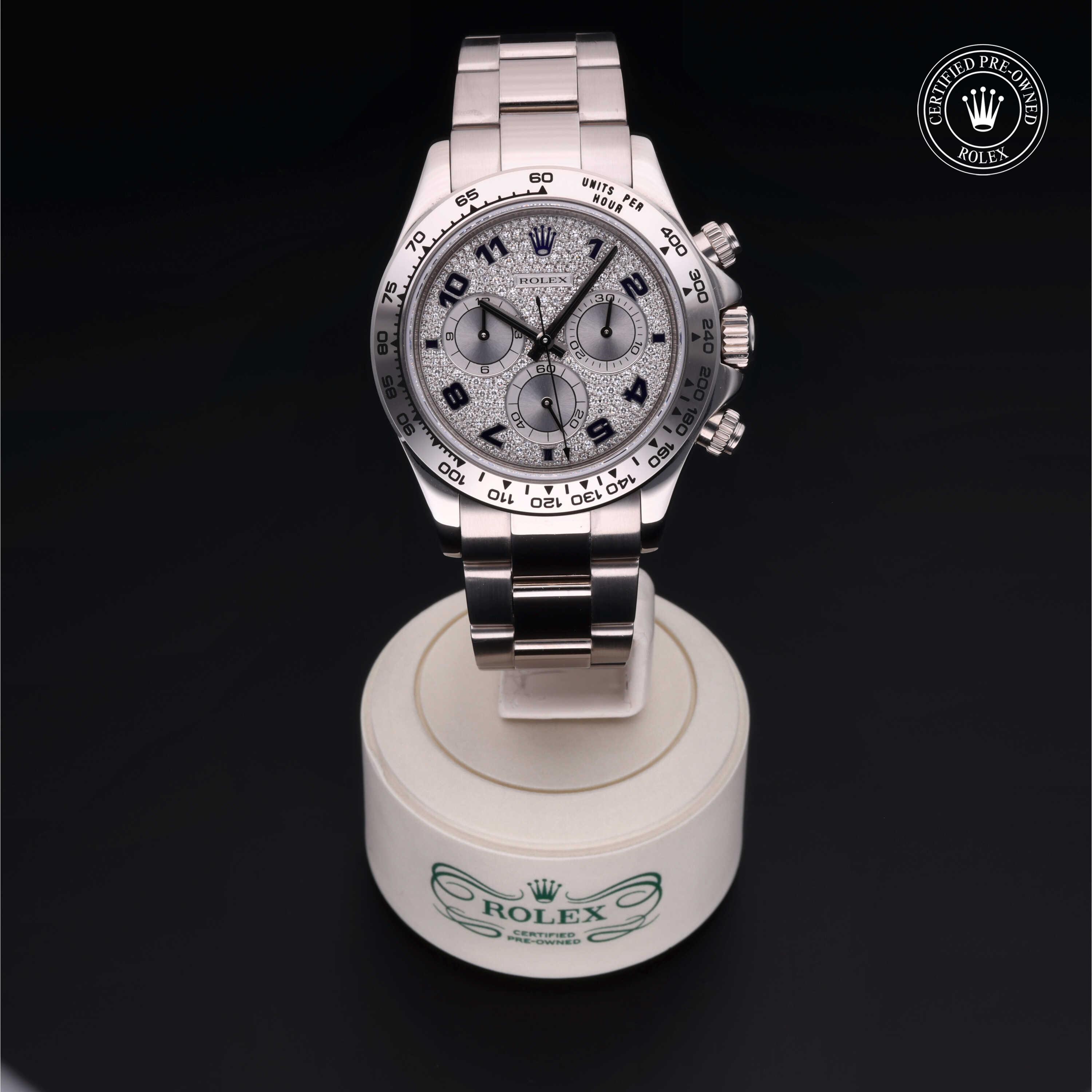 Rolex Cosmograph Daytona in Gold 18 Carat White M116509-0024 at Heller Jewelers