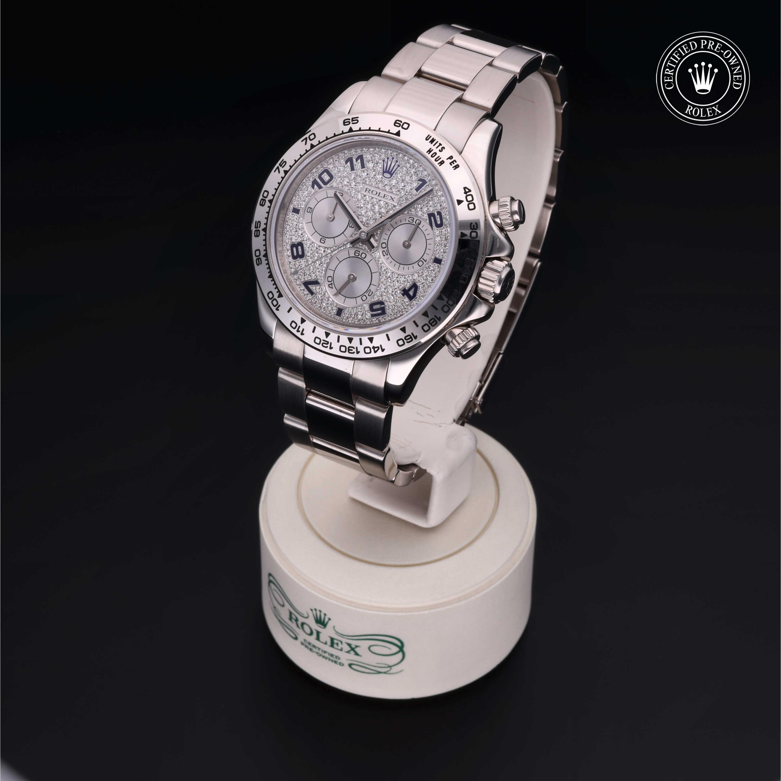 Rolex Cosmograph Daytona in Gold 18 Carat White M116509-0024 at Heller Jewelers