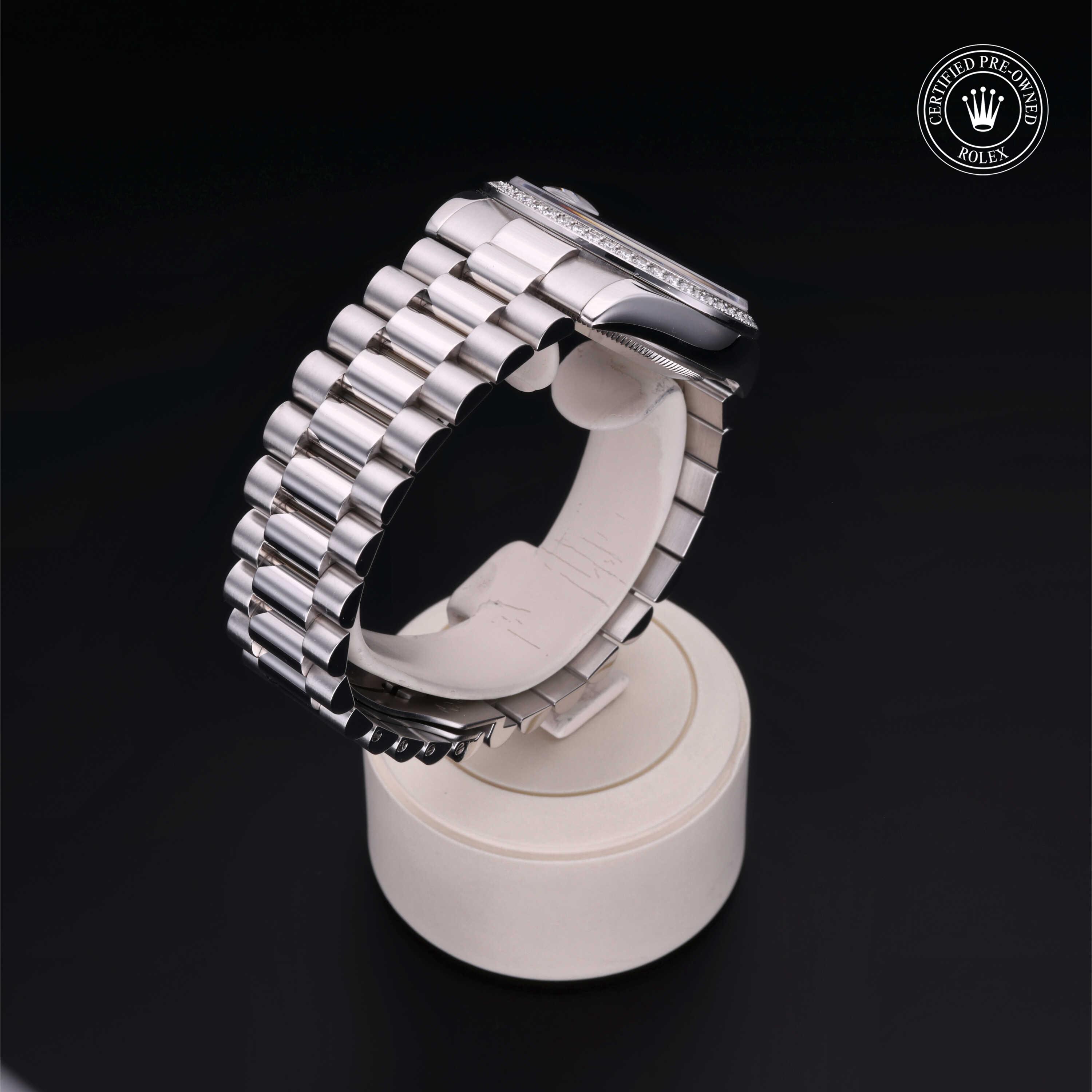 Rolex Day-Date in Platinum M118206-0005 at Heller Jewelers