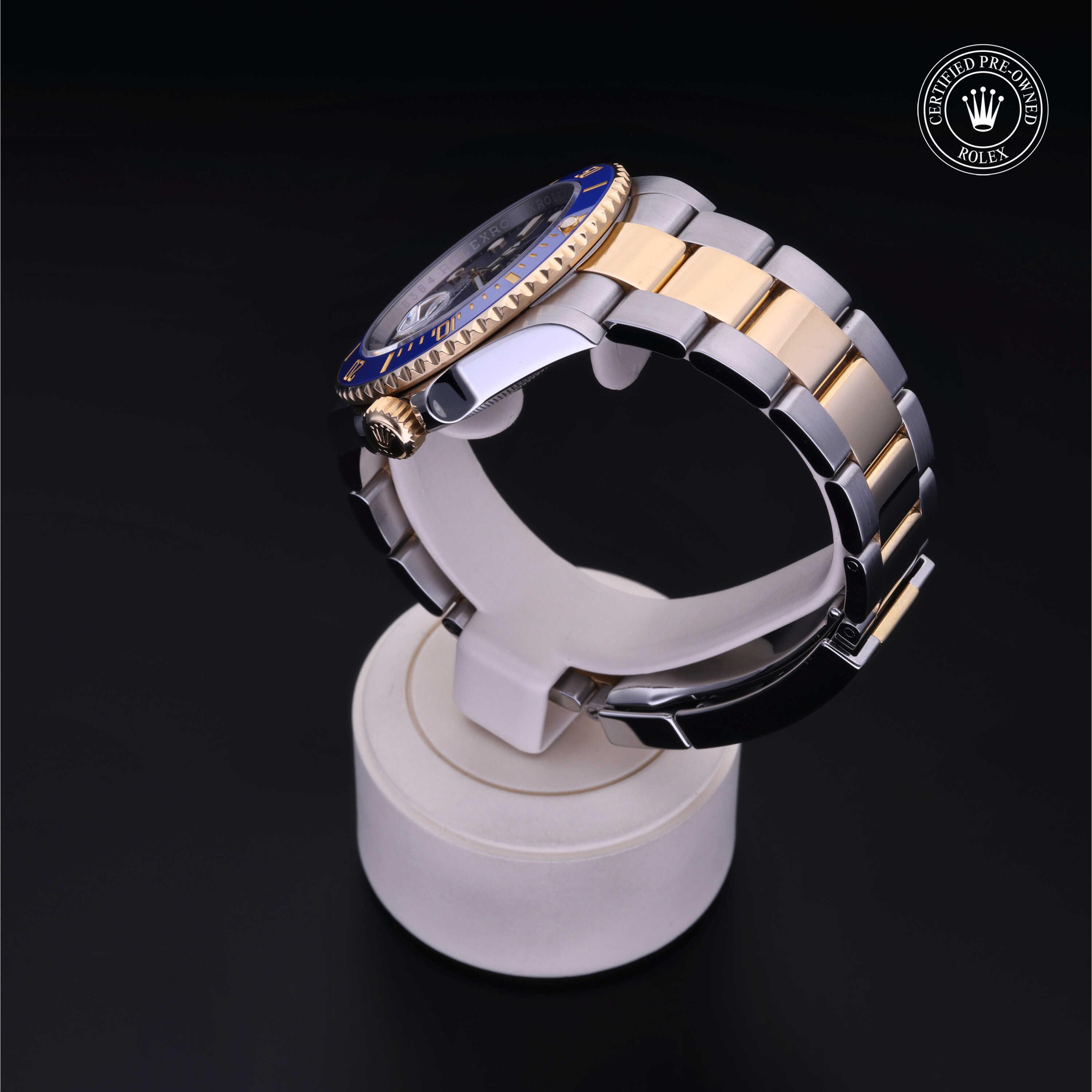 Rolex Submariner in Rolesor 18 Carat Yellow M126613LB-0002 at Heller Jewelers