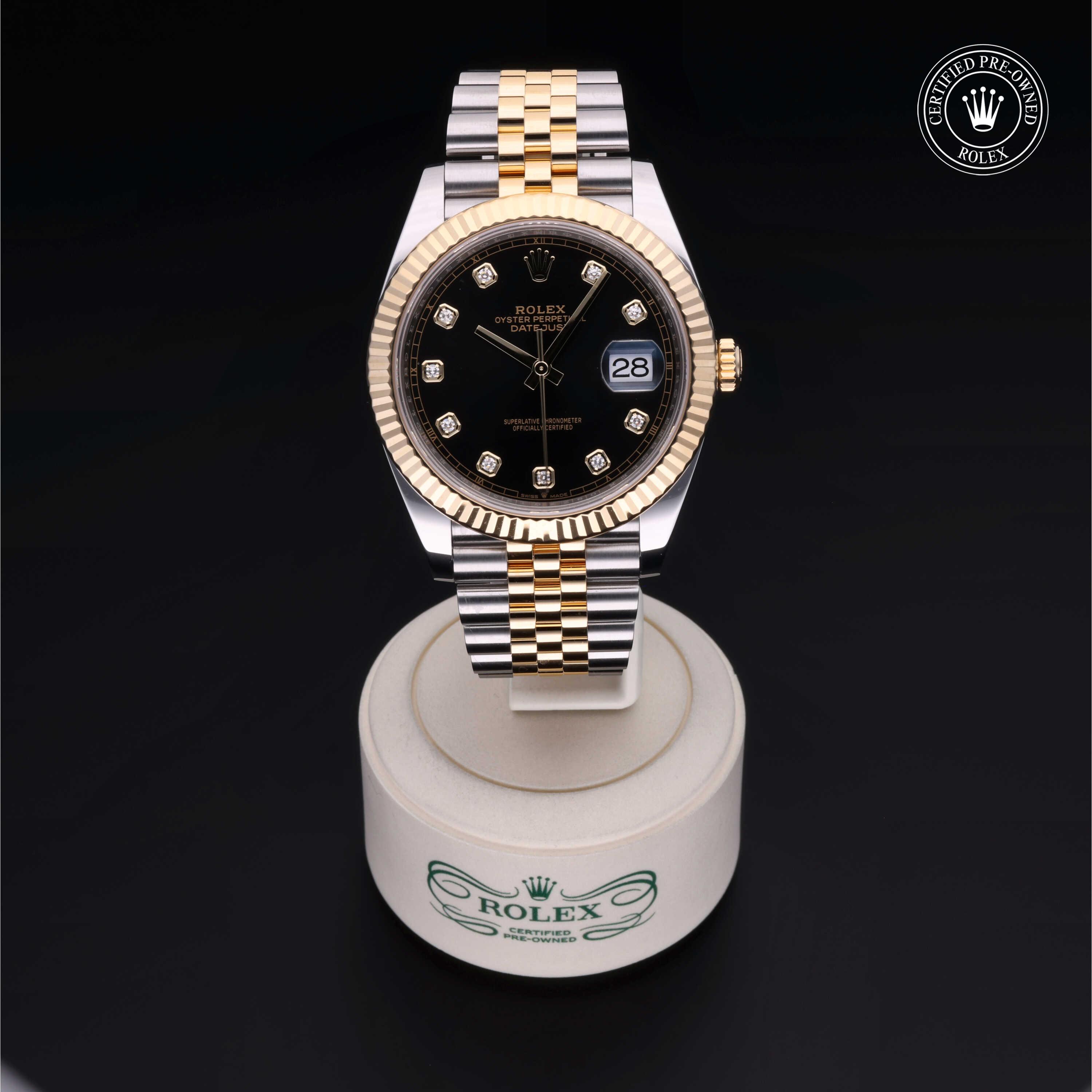 Rolex Datejust in Rolesor 18 Carat Yellow M126333-0006 at Heller Jewelers
