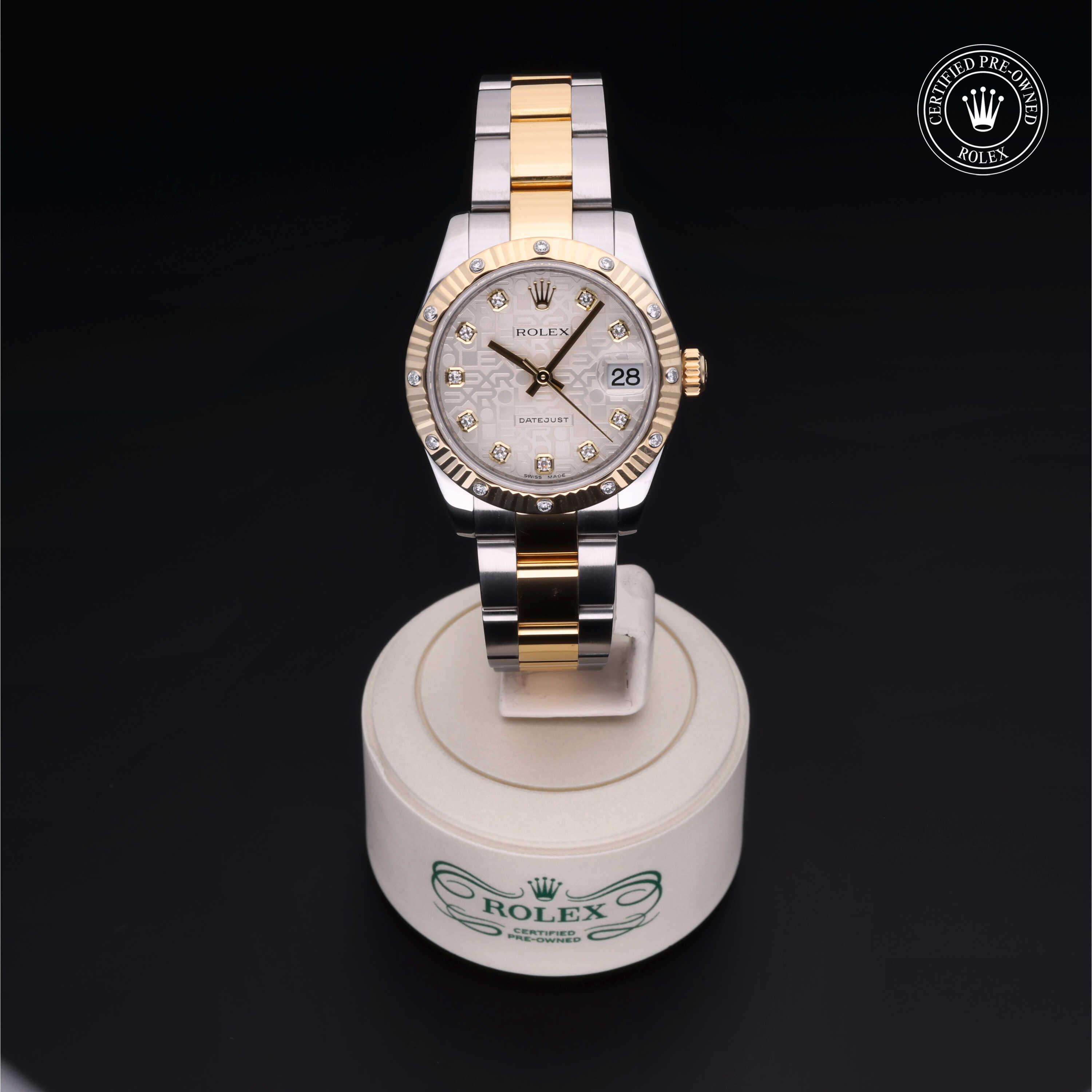 Rolex Datejust in Rolesor 18 Carat Yellow M178383-0019 at Heller Jewelers