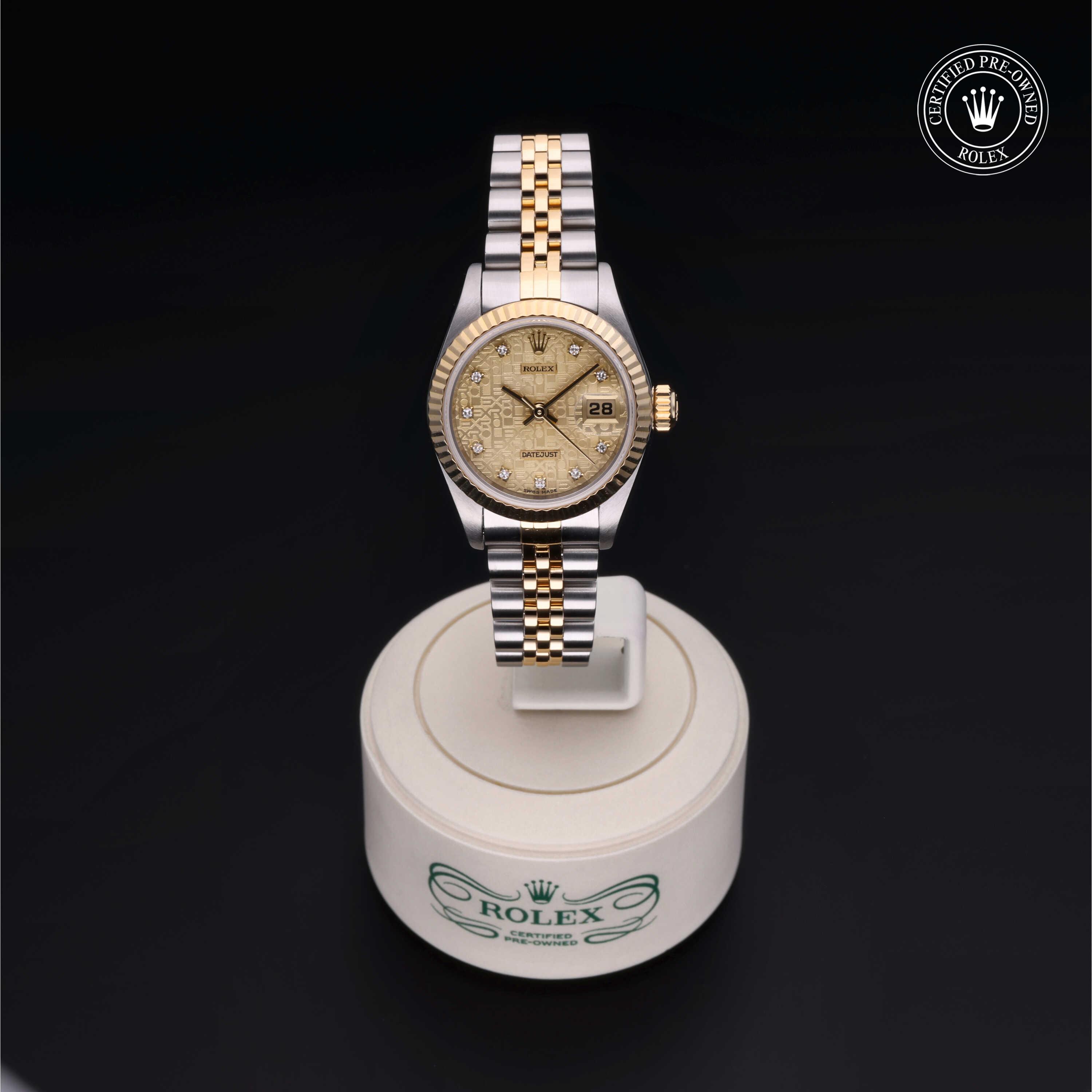 Rolex Lady-Datejust in Rolesor 18 Carat Yellow  at Heller Jewelers