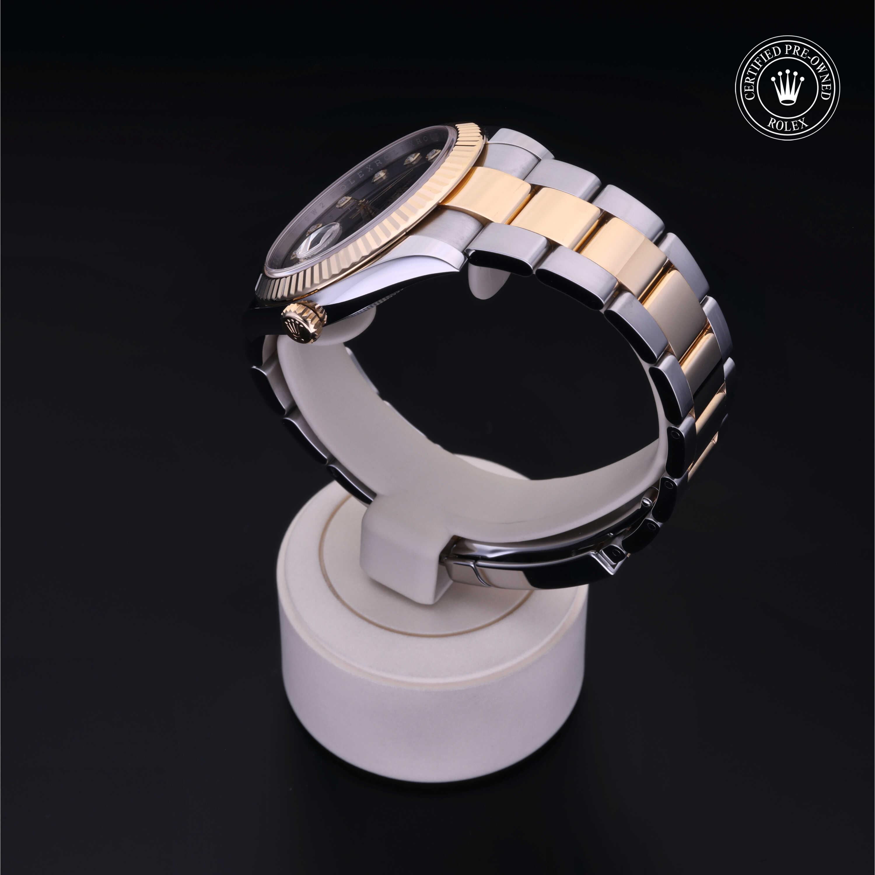 Rolex Datejust in Rolesor 18 Carat Yellow M126333-0005 at Heller Jewelers