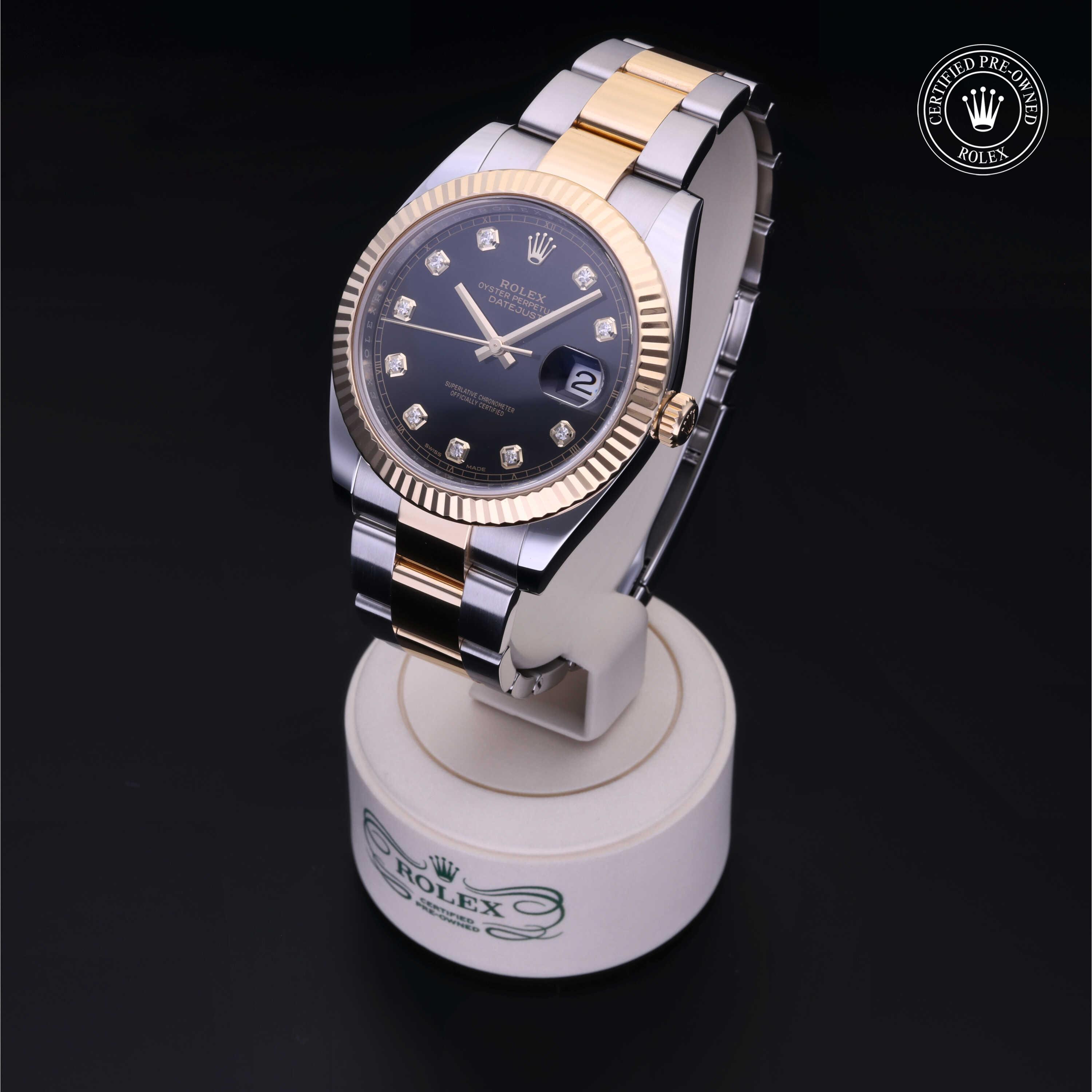 Rolex Datejust in Rolesor 18 Carat Yellow M126333-0005 at Heller Jewelers