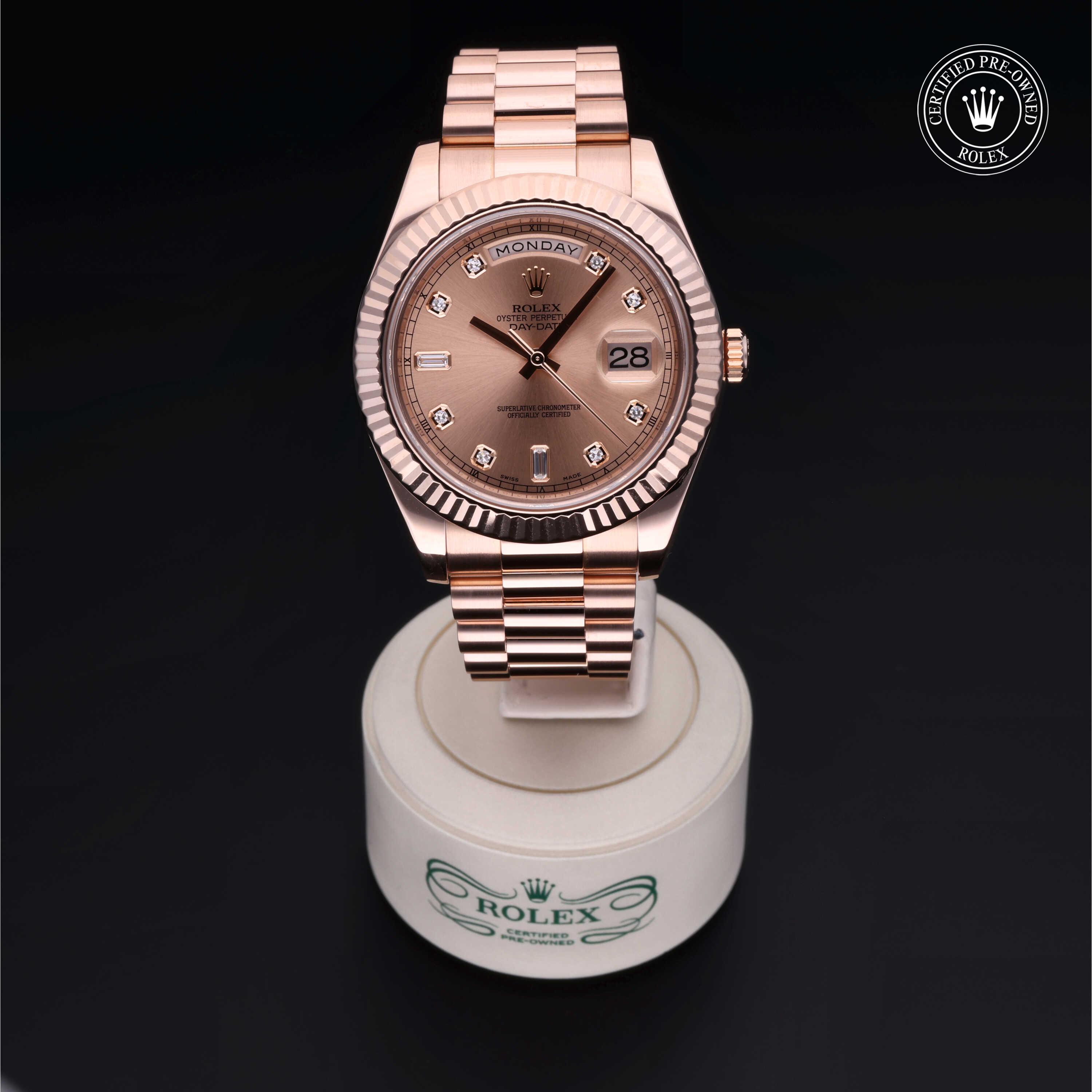 Rolex Day-Date in Gold 18 Carat Red M218235-0013 at Heller Jewelers