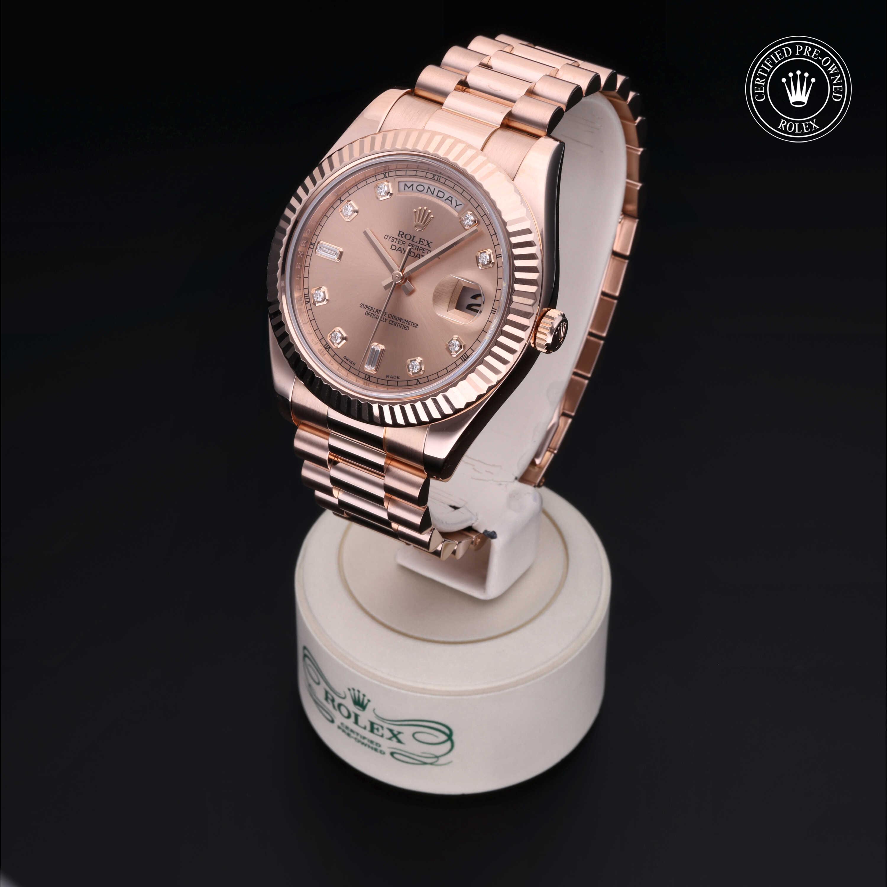 Rolex Day-Date in Gold 18 Carat Red M218235-0013 at Heller Jewelers
